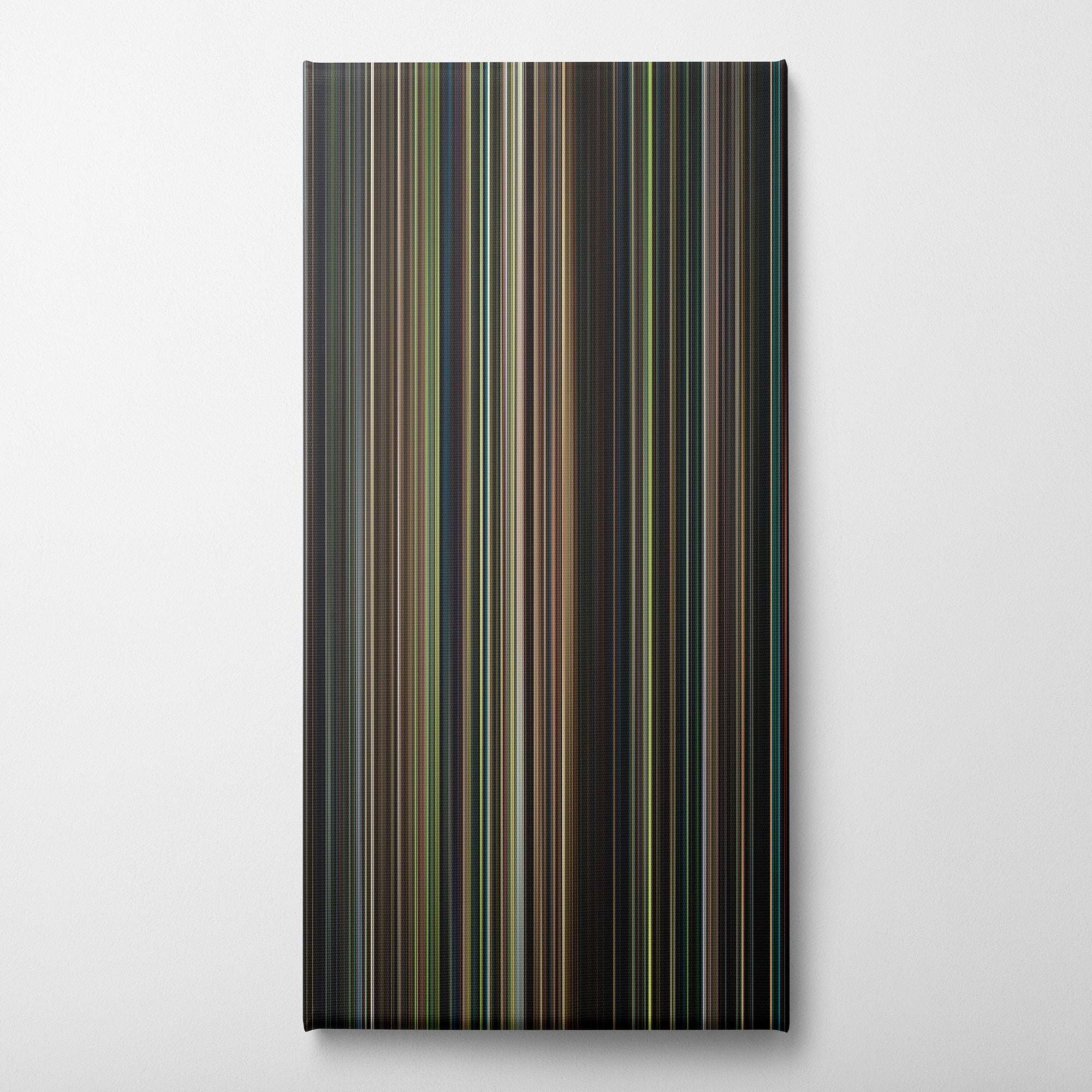 The Handmaiden (2016) CineSpectrum Color Spectrum Canvas Print - Vertical on Wall