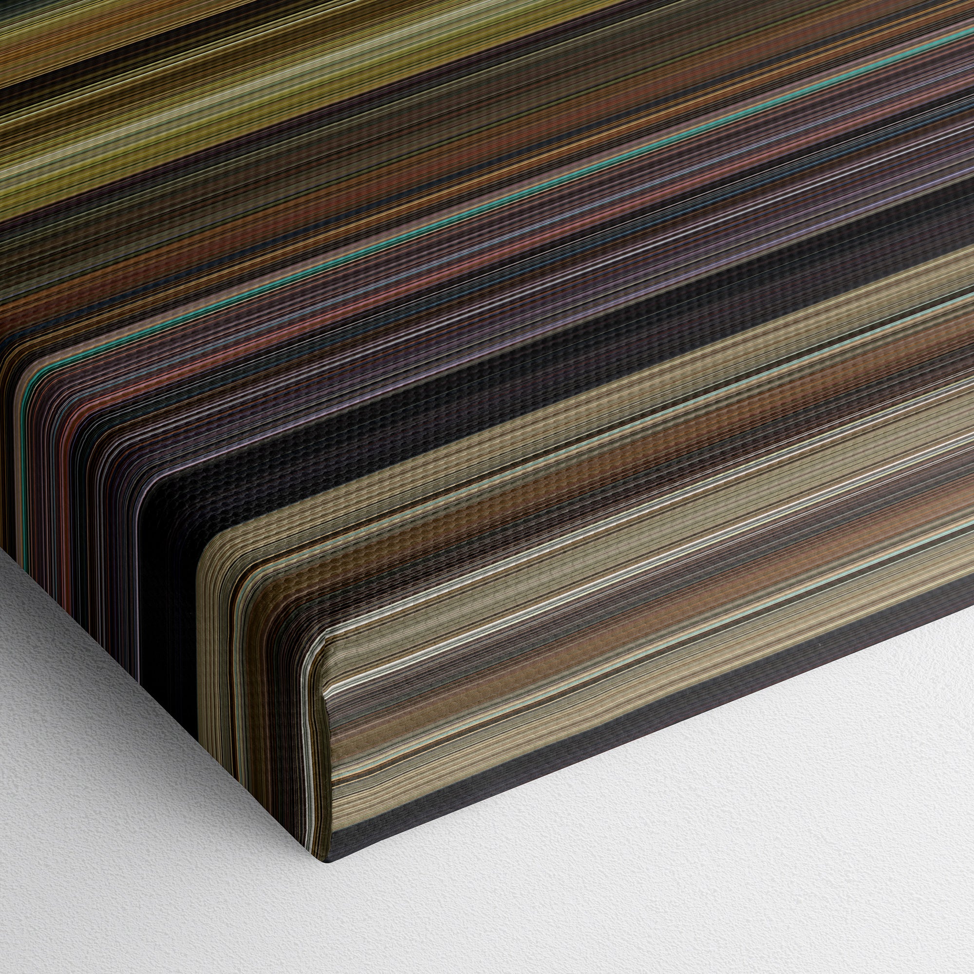 The Hangover Part III (2013) CineSpectrum Color Spectrum Canvas Print - Close Up of Bottom of Print