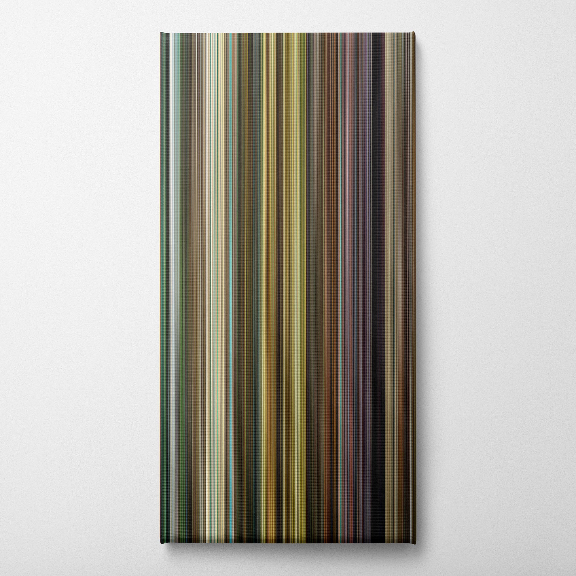 The Hangover Part III (2013) CineSpectrum Color Spectrum Canvas Print - Vertical on Wall