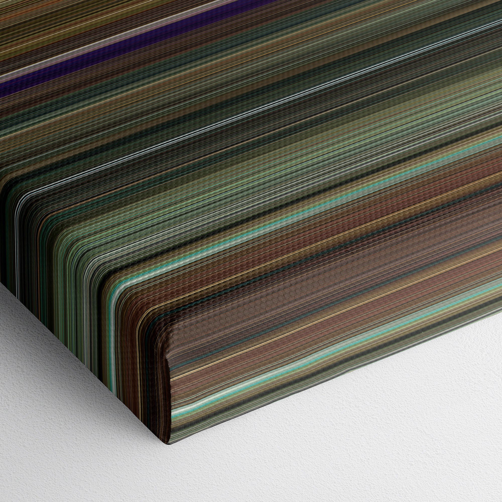 The Hangover Part II (2011) CineSpectrum Color Spectrum Canvas Print - Close Up of Bottom of Print