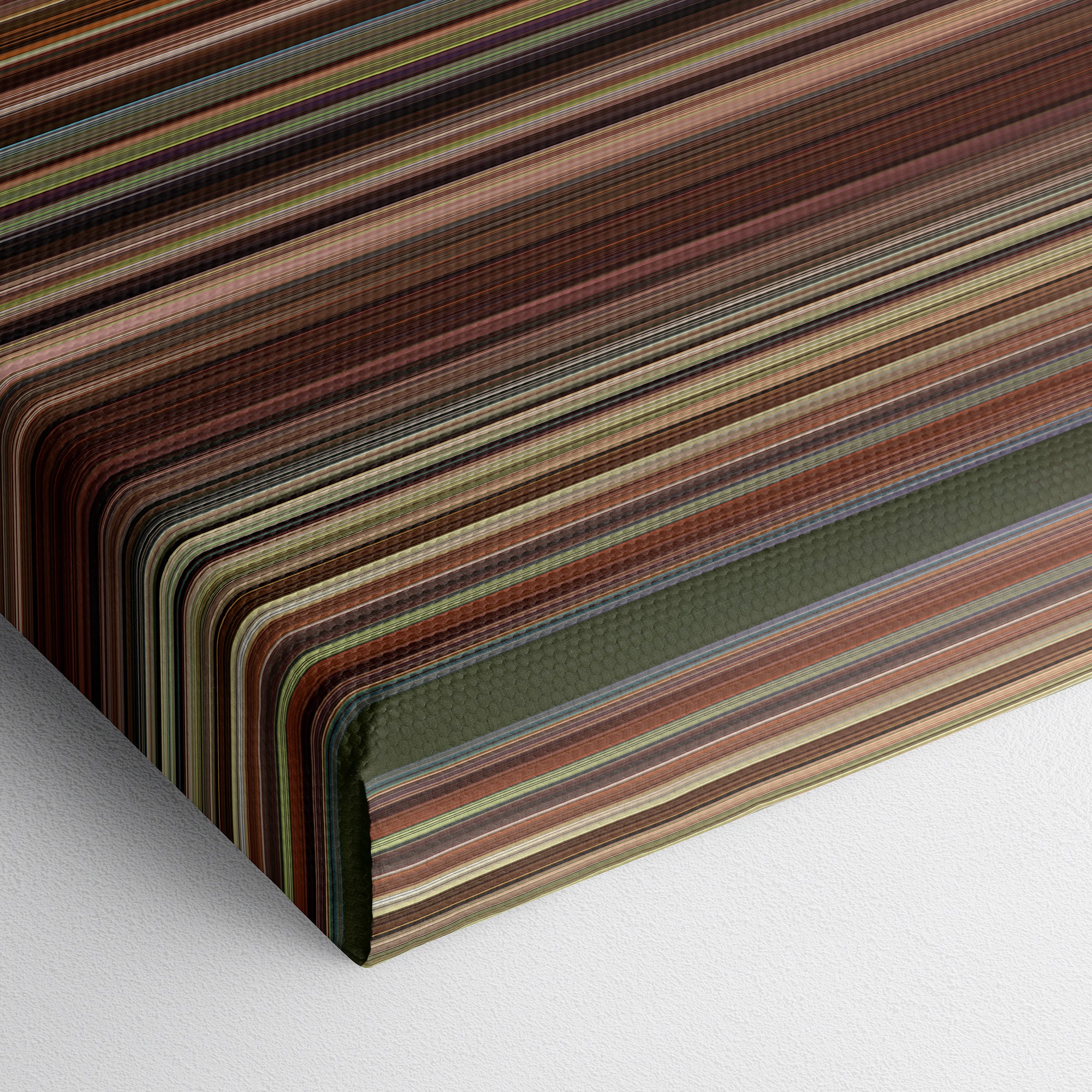 The Help (2011) CineSpectrum Color Spectrum Canvas Print - Close Up of Bottom of Print