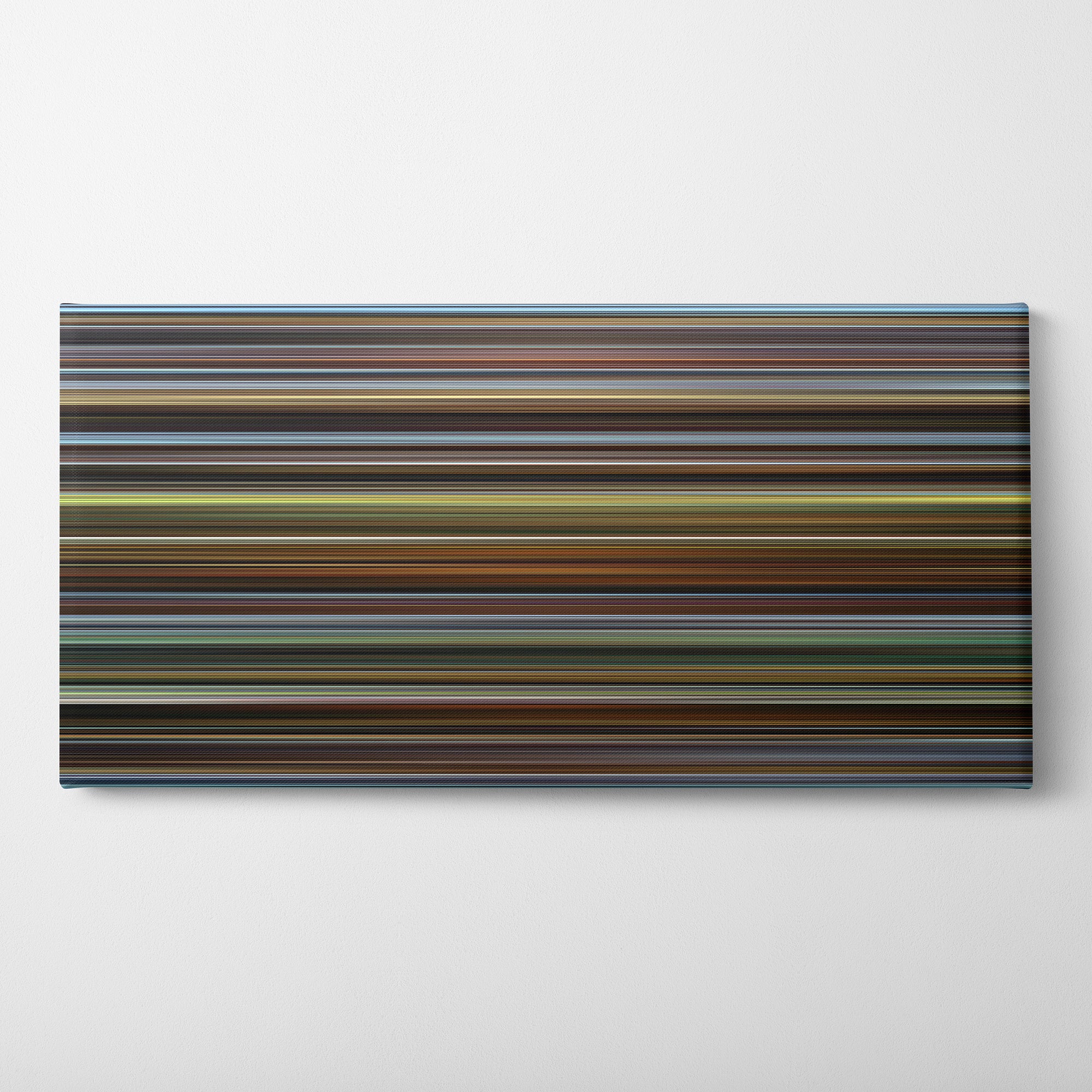 The Holdovers (2023) CineSpectrum Color Spectrum Canvas Print - Horizontal on Wall
