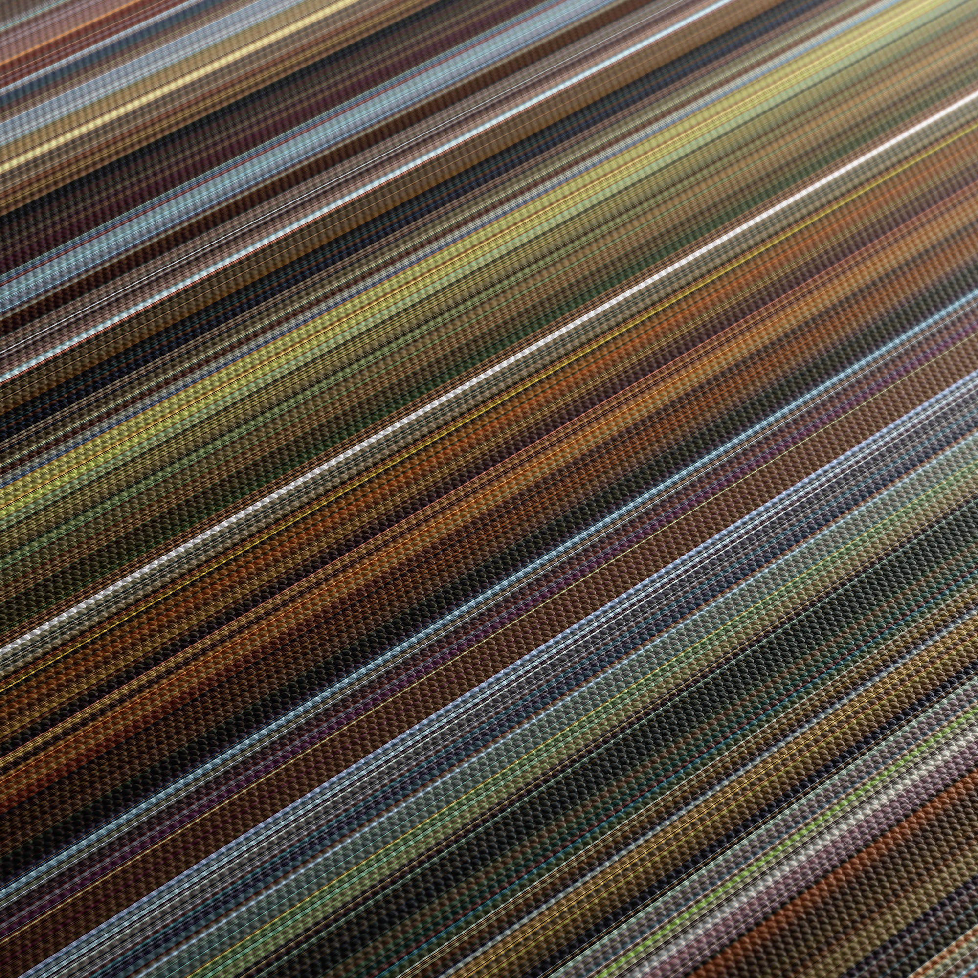 The Holdovers (2023) CineSpectrum Color Spectrum Canvas Print - Close Up of Middle of Print