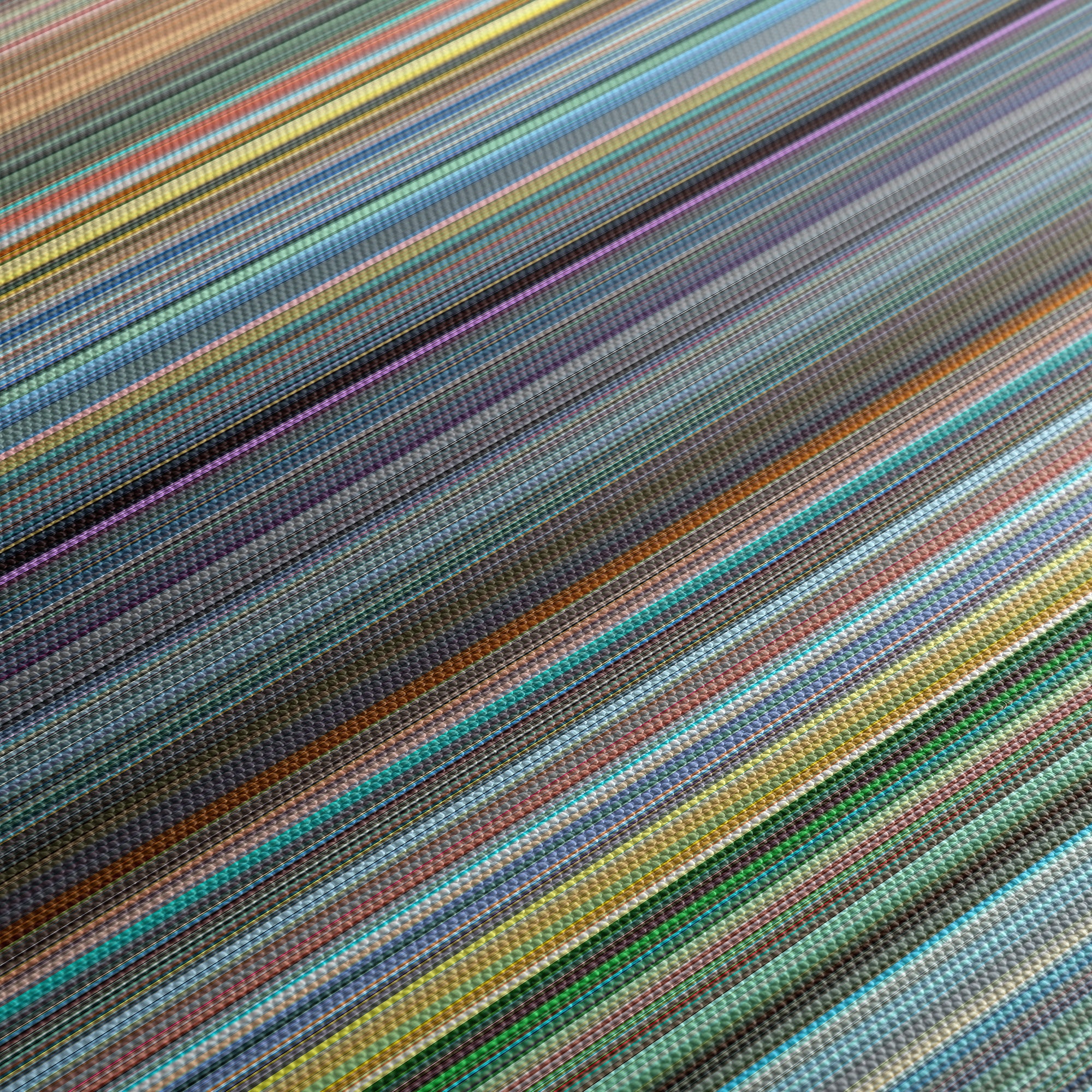 The Holy Mountain (1973) CineSpectrum Color Spectrum Canvas Print - Close Up of Middle of Print