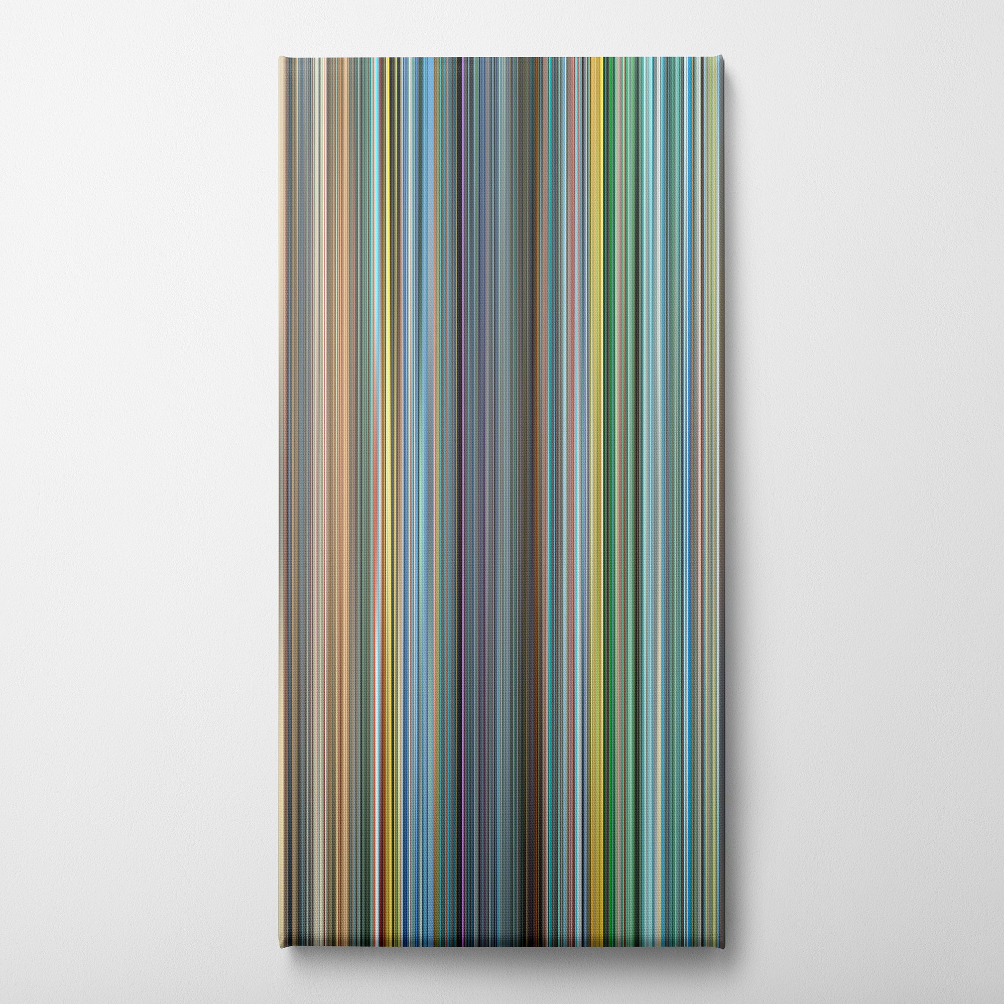 The Holy Mountain (1973) CineSpectrum Color Spectrum Canvas Print - Vertical on Wall