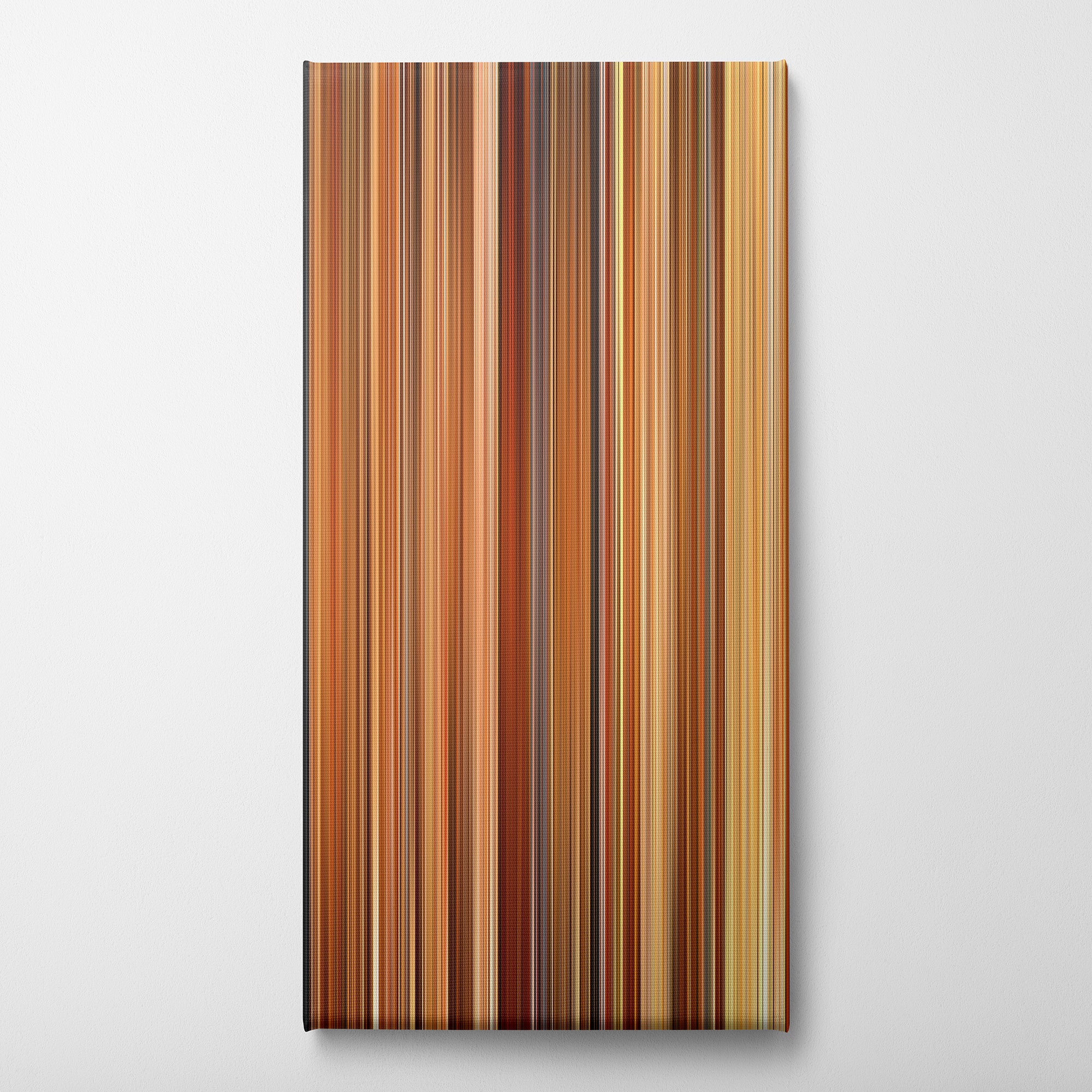 The Human Centipede III (Final Sequence) (2015) CineSpectrum Color Spectrum Canvas Print - Vertical on Wall