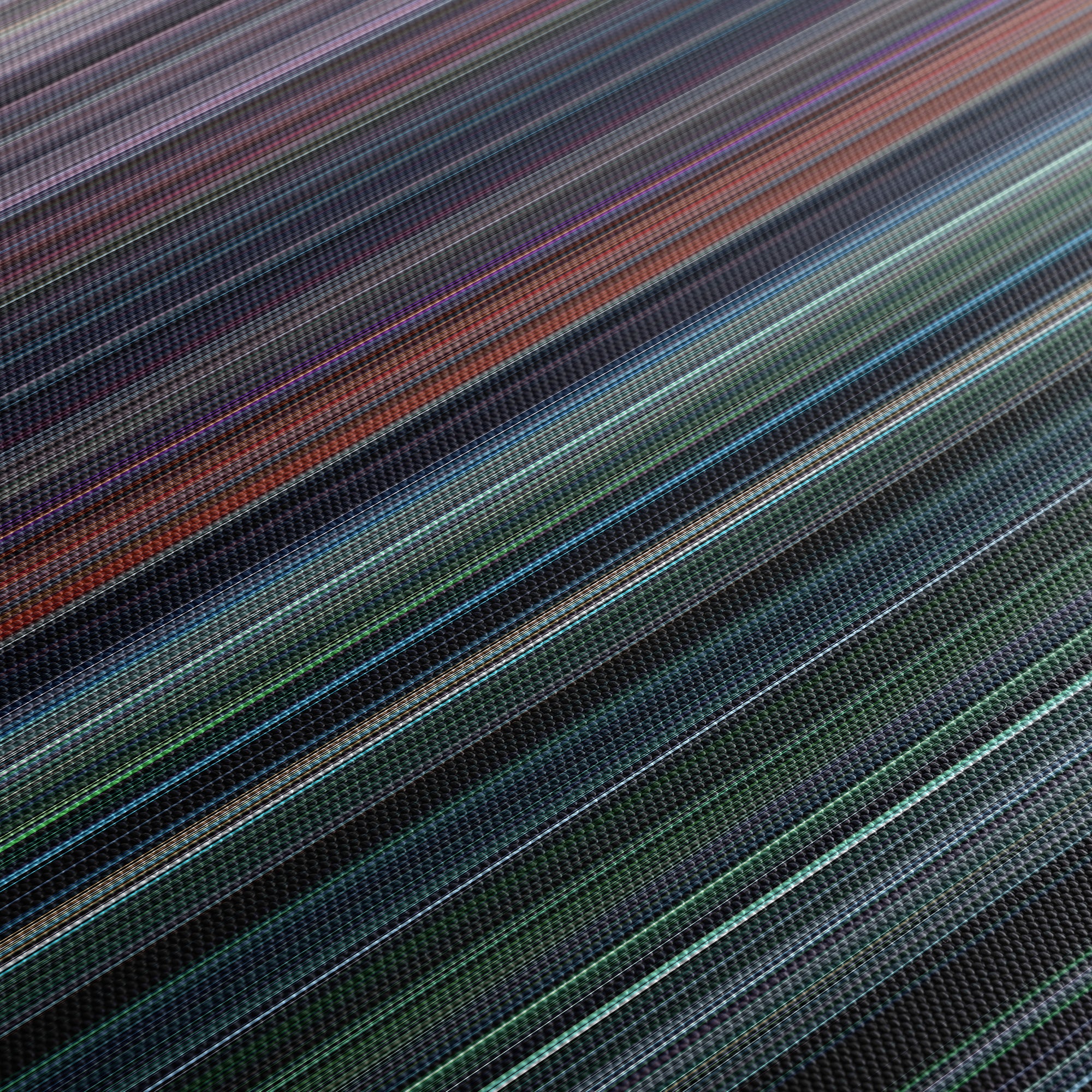 The Hunger Games (2012) CineSpectrum Color Spectrum Canvas Print - Close Up of Middle of Print