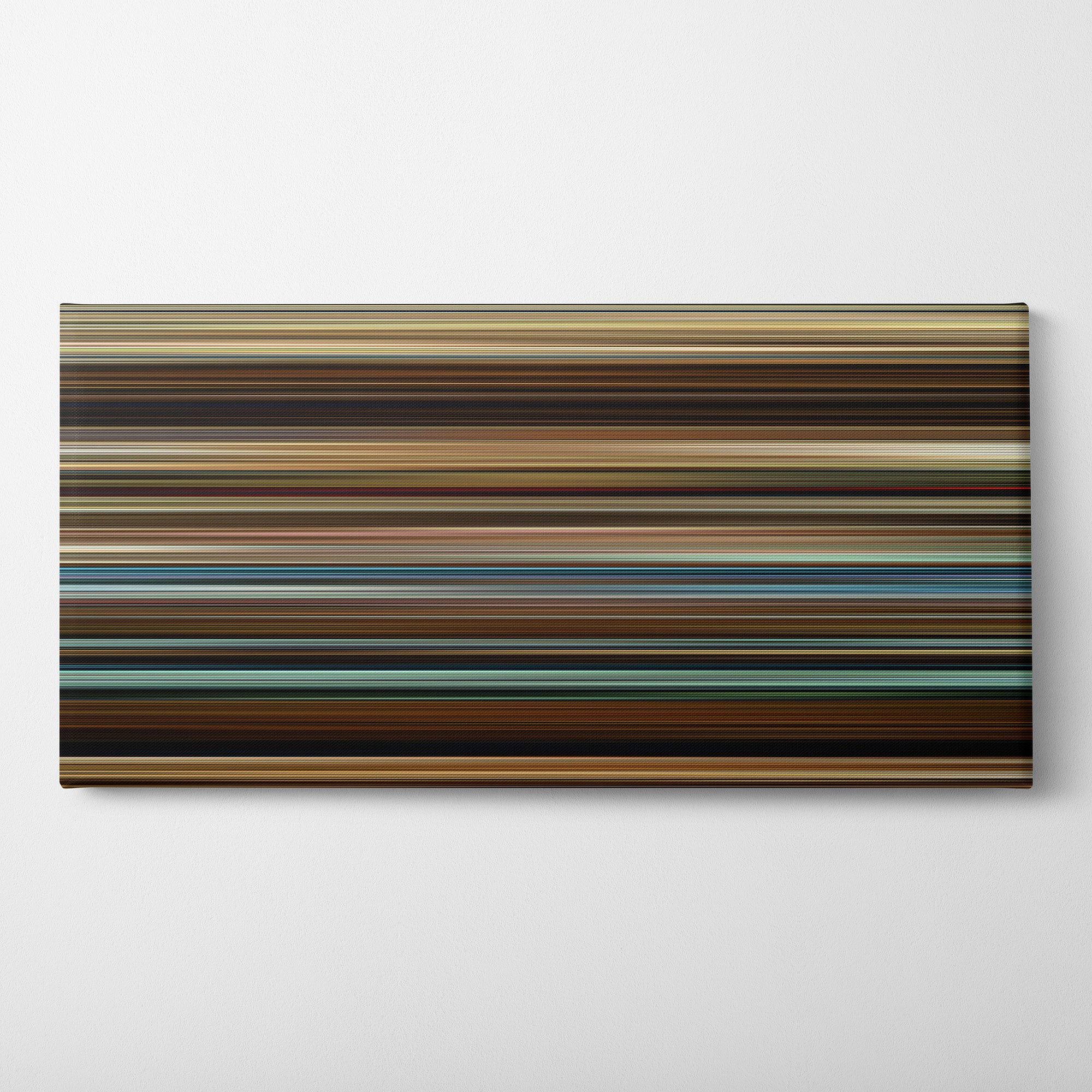 The Hunt (2012) CineSpectrum Color Spectrum Canvas Print - Horizontal on Wall