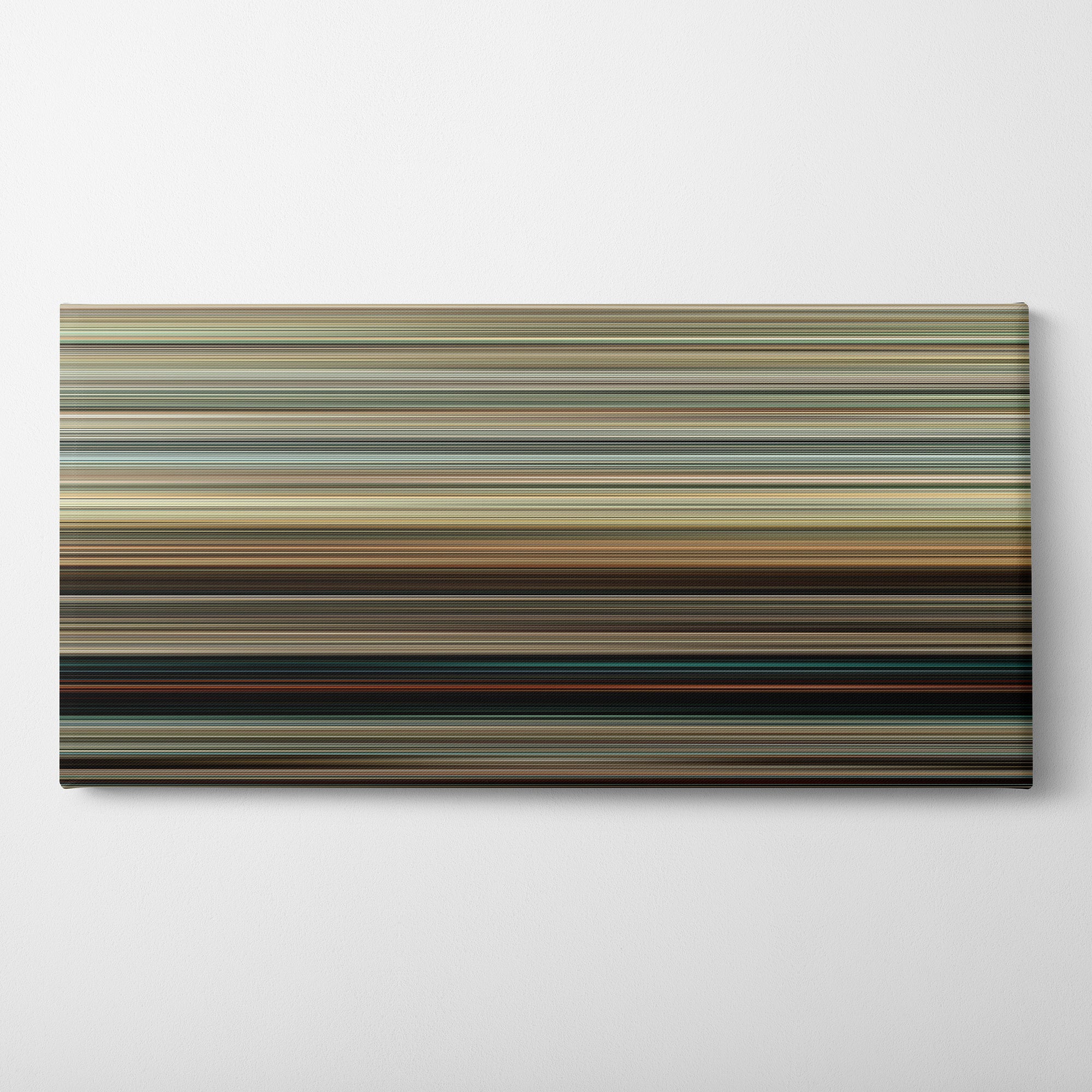 The Hurt Locker (2008) CineSpectrum Color Spectrum Canvas Print - Horizontal on Wall