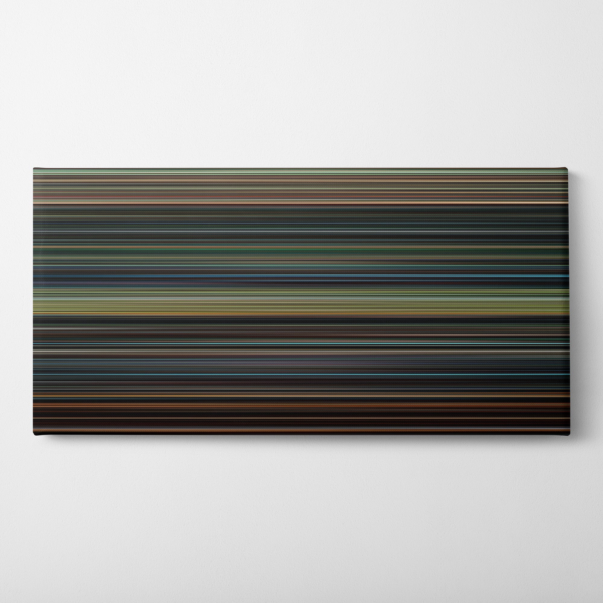 The Incredible Hulk (2008) CineSpectrum Color Spectrum Canvas Print - Horizontal on Wall