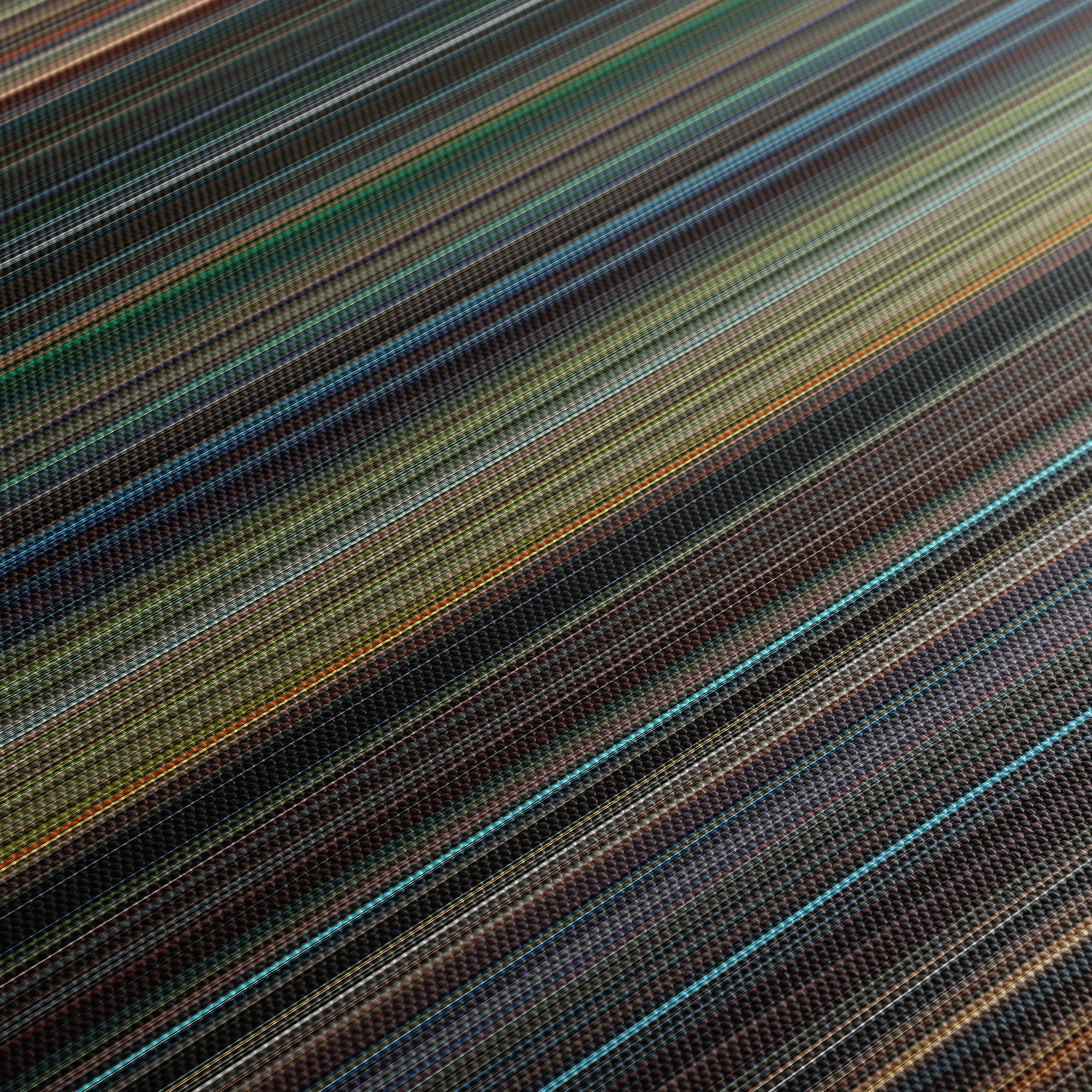 The Incredible Hulk (2008) CineSpectrum Color Spectrum Canvas Print - Close Up of Middle of Print