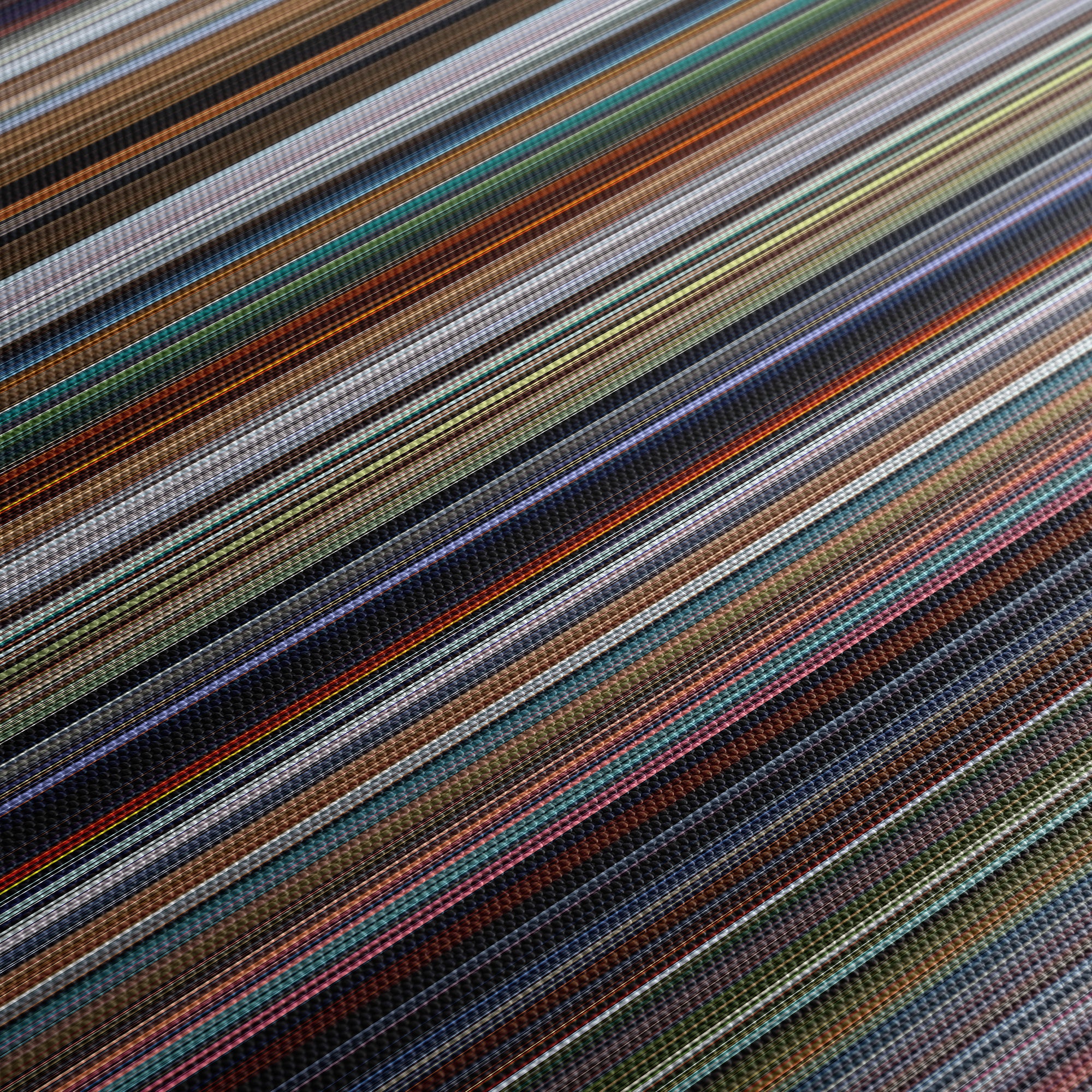 The Incredibles (2004) CineSpectrum Color Spectrum Canvas Print - Close Up of Middle of Print