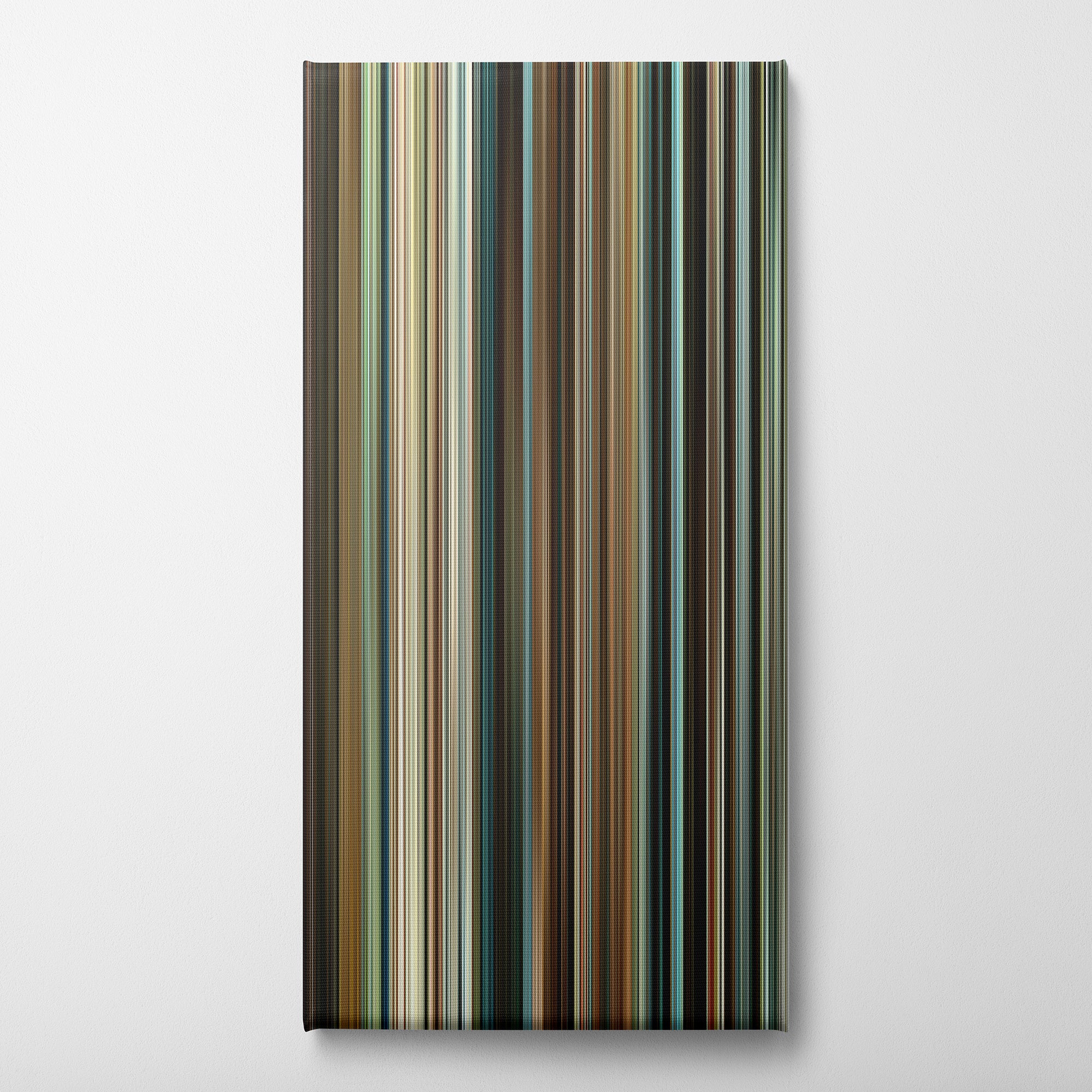 The Intouchables (2011) CineSpectrum Color Spectrum Canvas Print - Vertical on Wall
