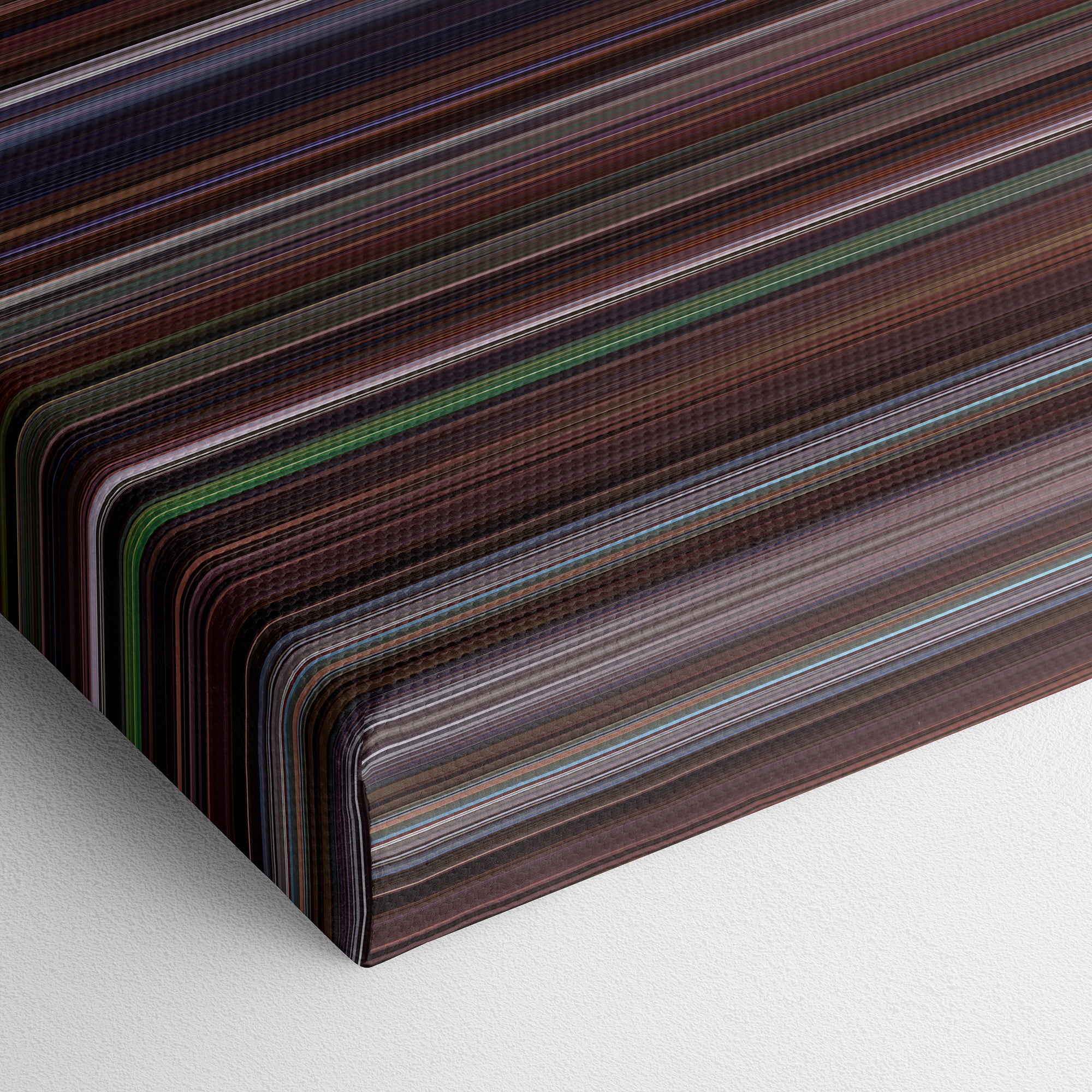 The Joy Luck Club (1993) CineSpectrum Color Spectrum Canvas Print - Close Up of Bottom of Print