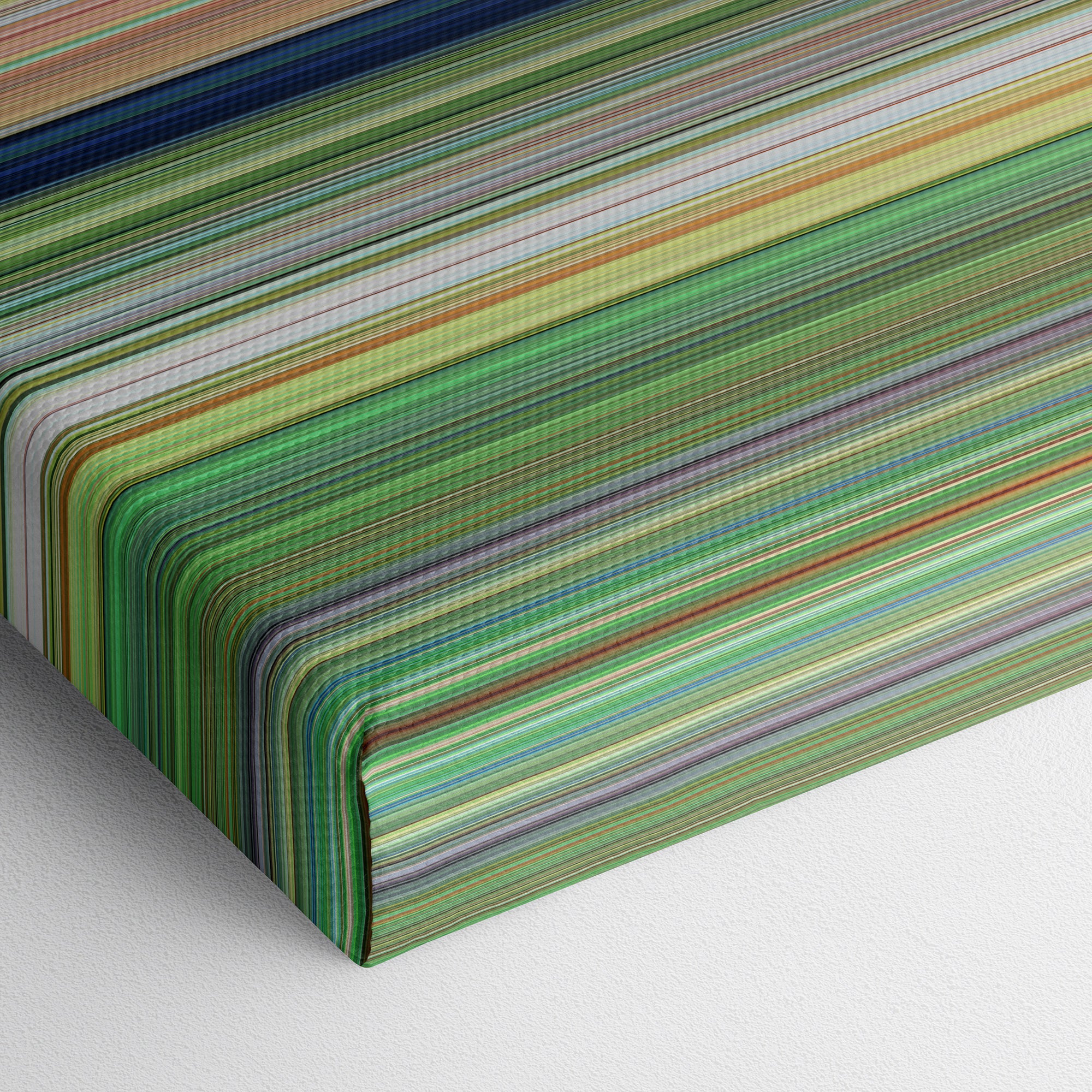 The Jungle Book (1967) CineSpectrum Color Spectrum Canvas Print - Close Up of Bottom of Print
