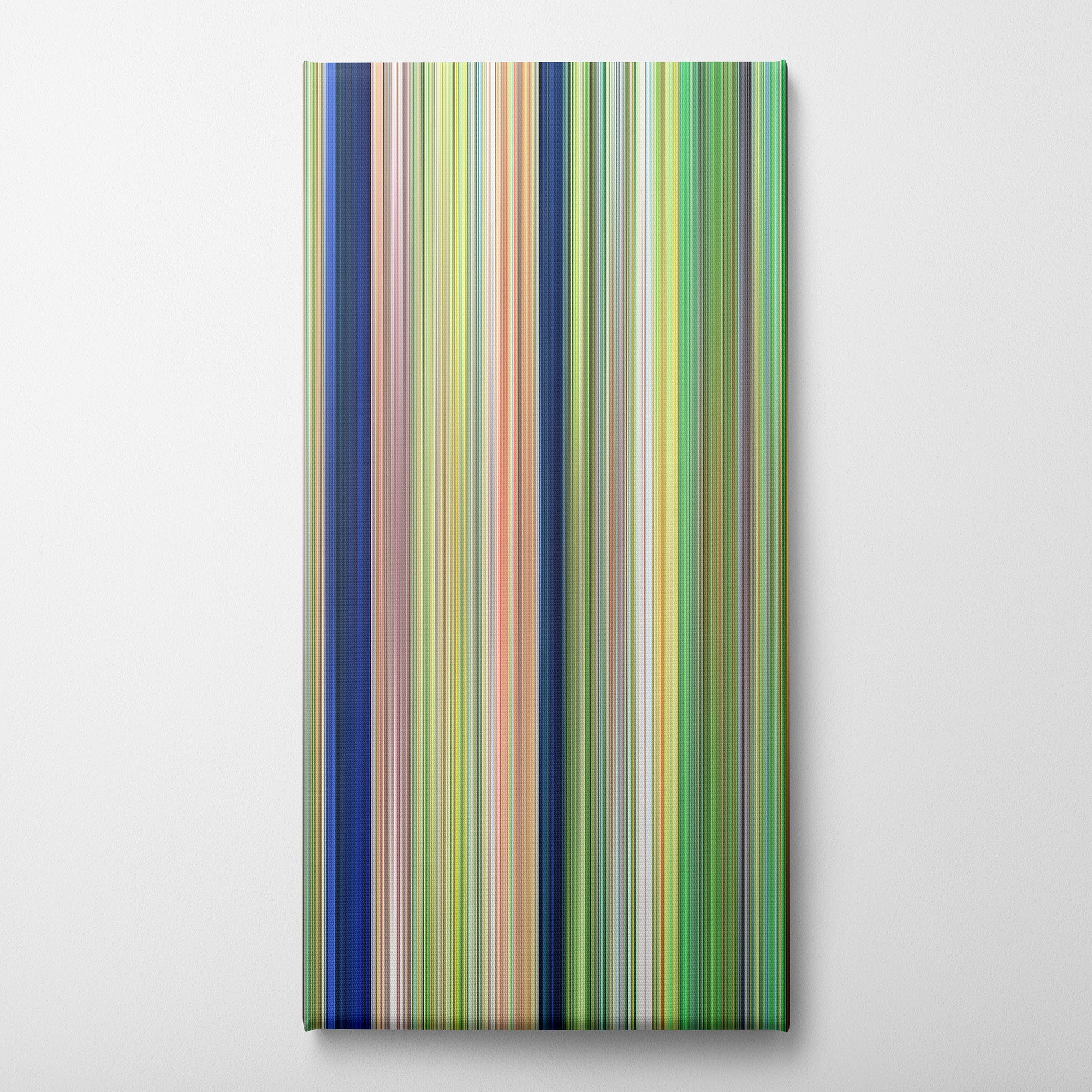 The Jungle Book (1967) CineSpectrum Color Spectrum Canvas Print - Vertical on Wall