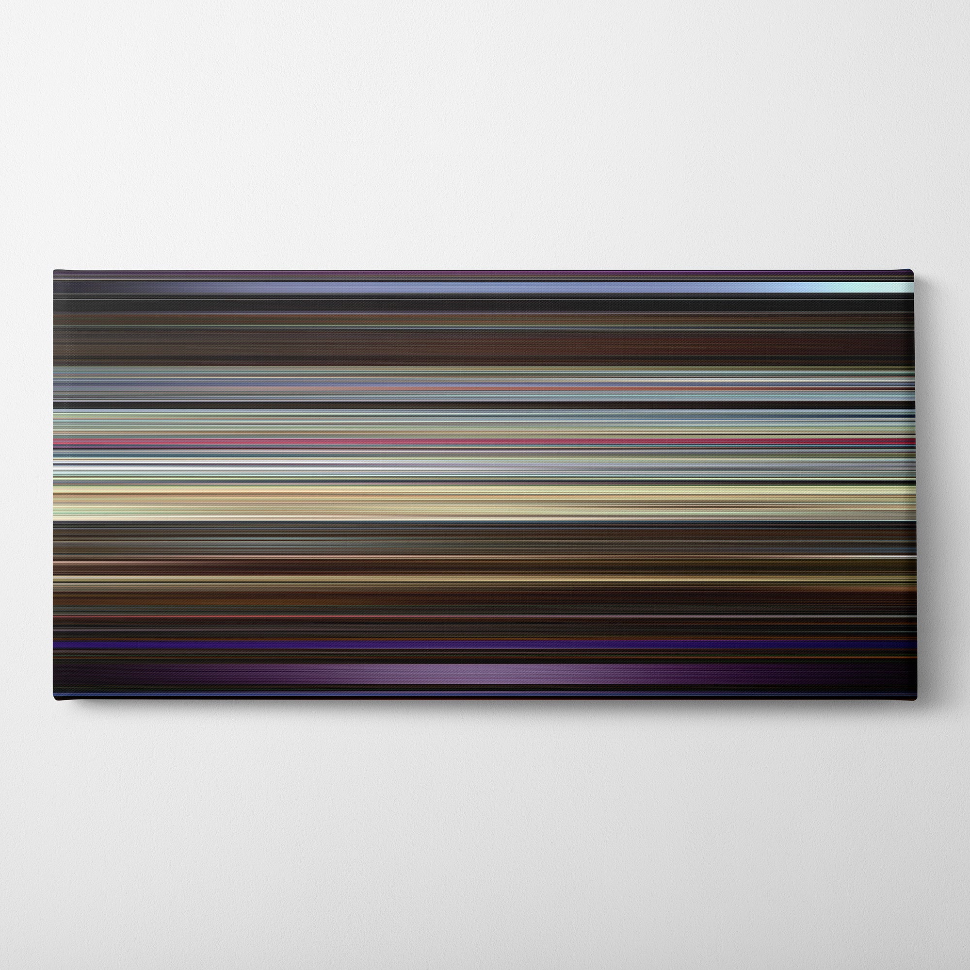 The King of Comedy (1982) CineSpectrum Color Spectrum Canvas Print - Horizontal on Wall