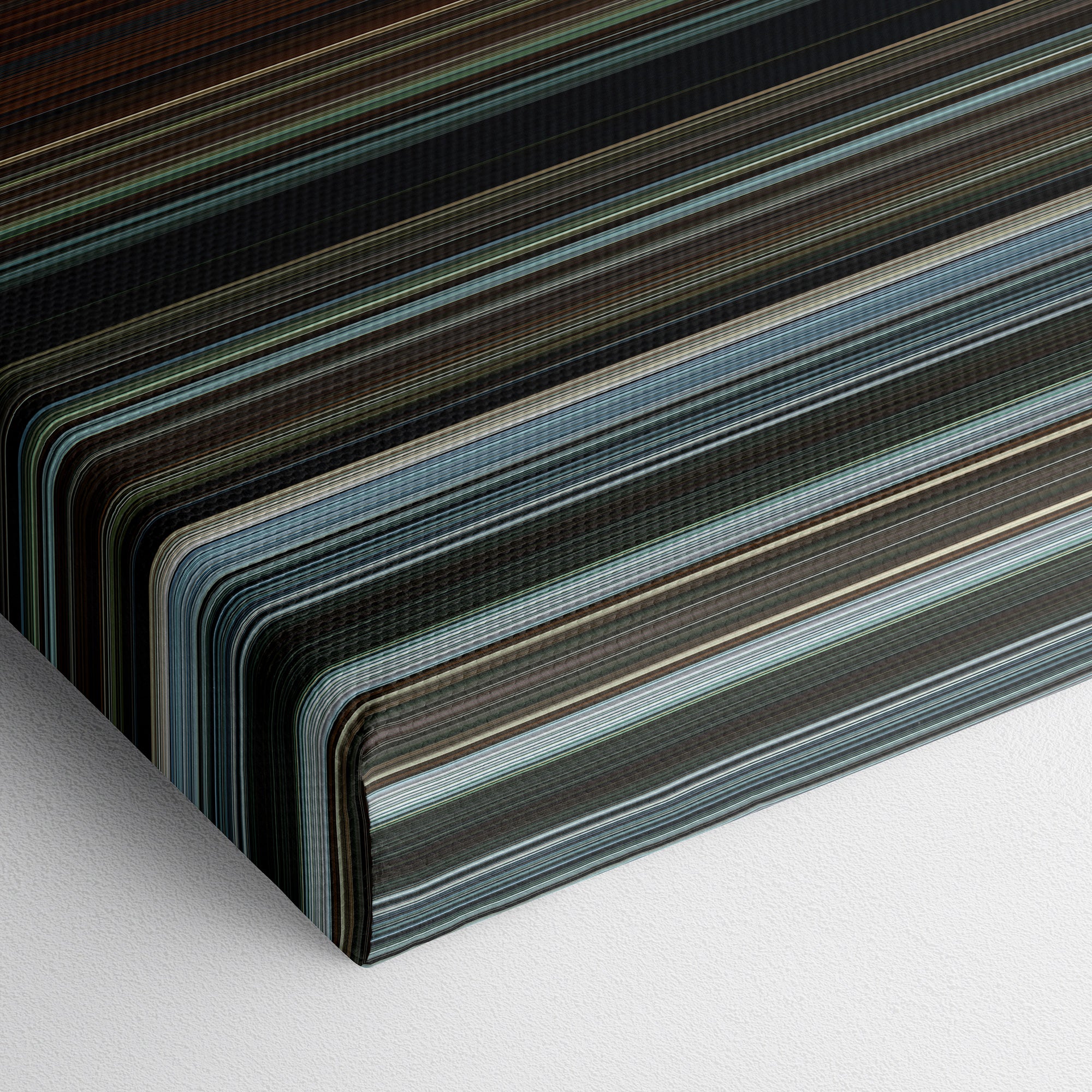 The King's Man (2021) CineSpectrum Color Spectrum Canvas Print - Close Up of Bottom of Print
