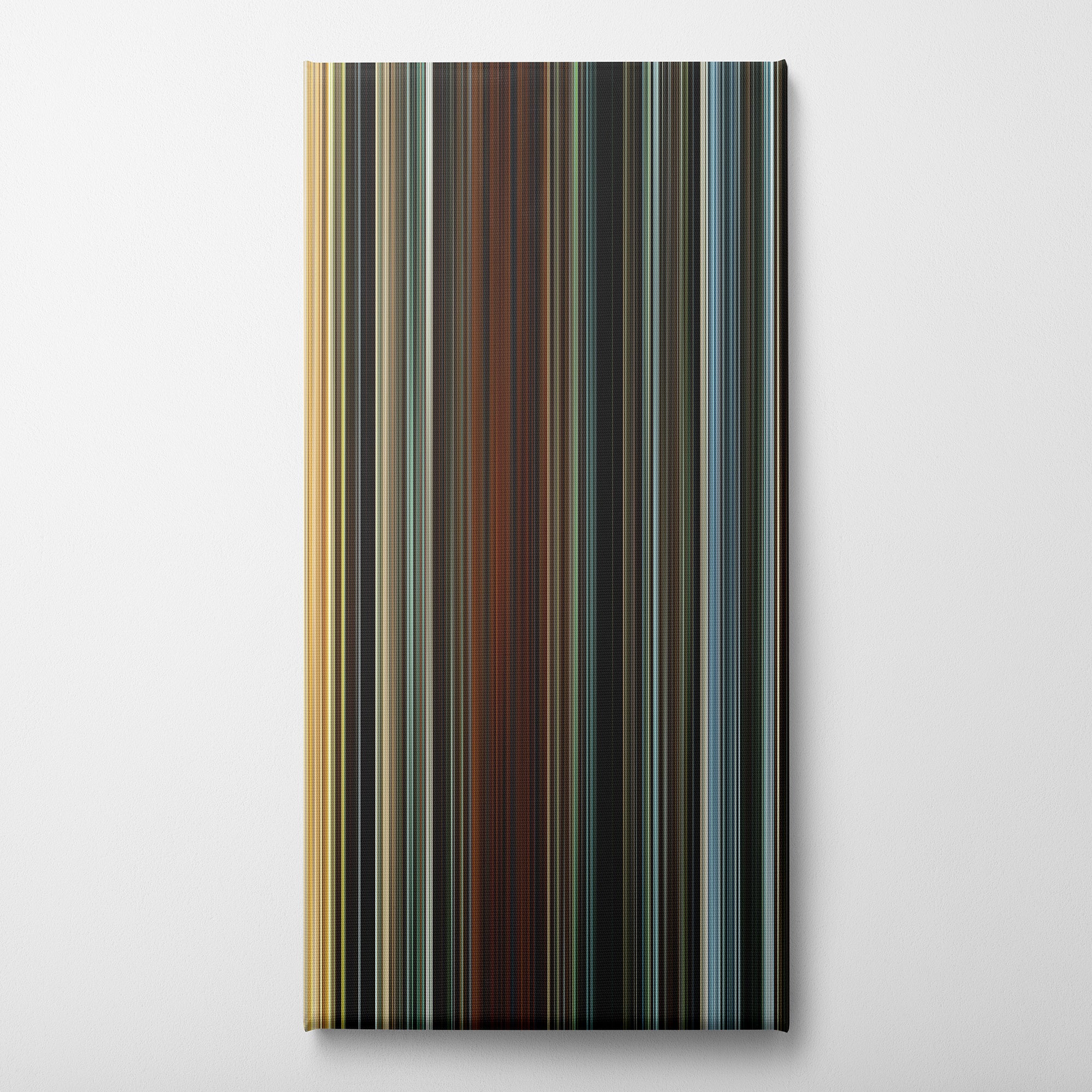 The King's Man (2021) CineSpectrum Color Spectrum Canvas Print - Vertical on Wall