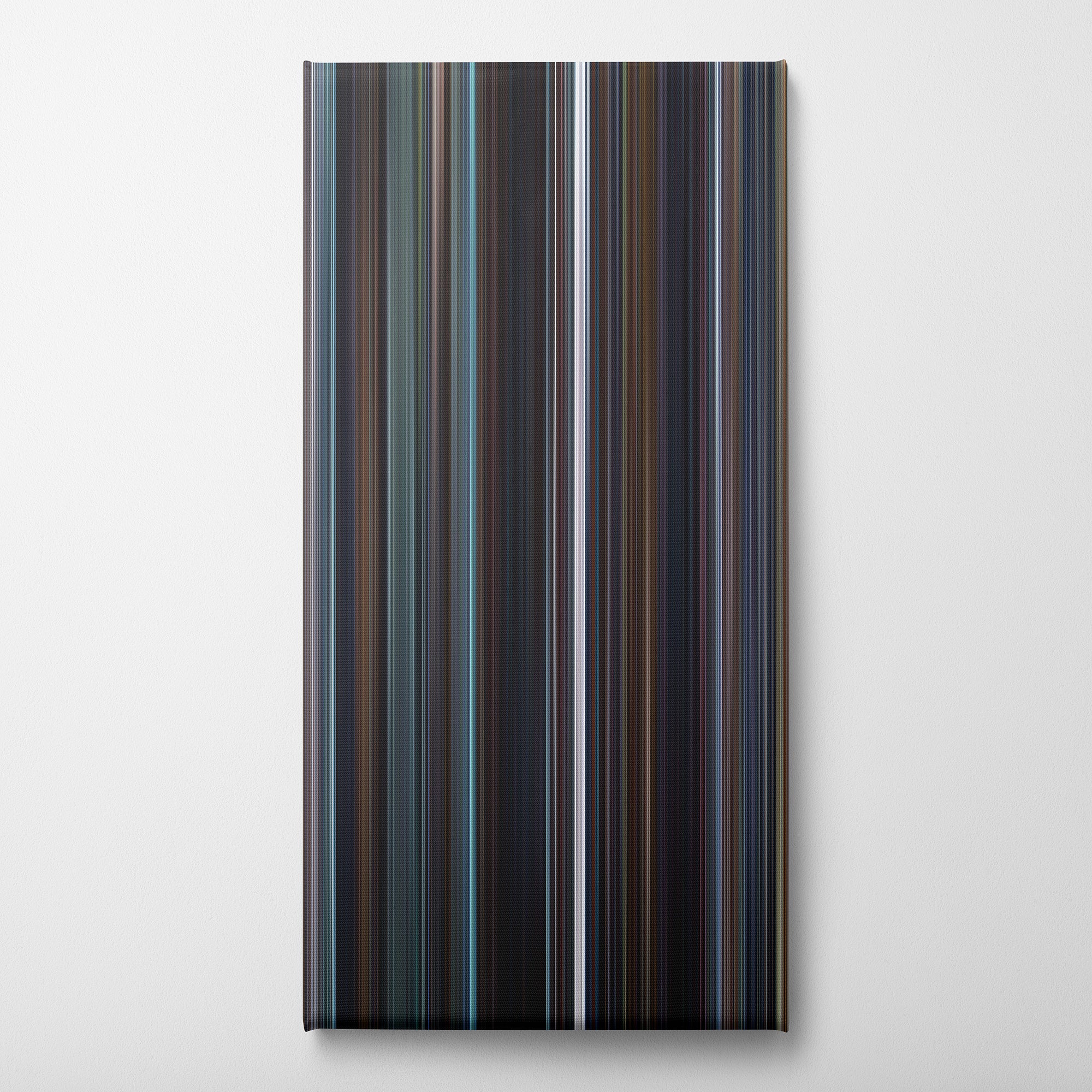The King's Speech (2010) CineSpectrum Color Spectrum Canvas Print - Vertical on Wall