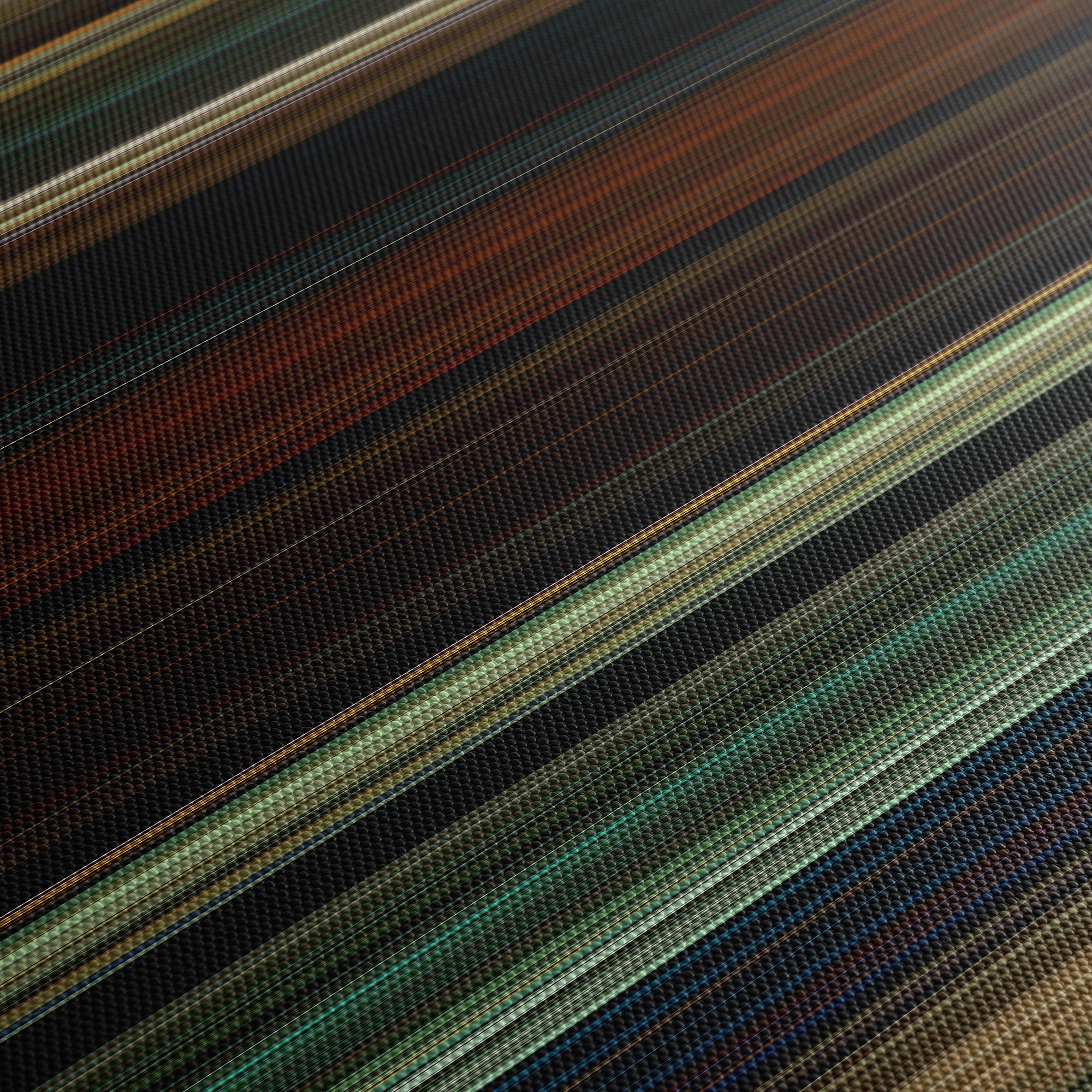 The Last of the Mohicans (1992) CineSpectrum Color Spectrum Canvas Print - Close Up of Middle of Print