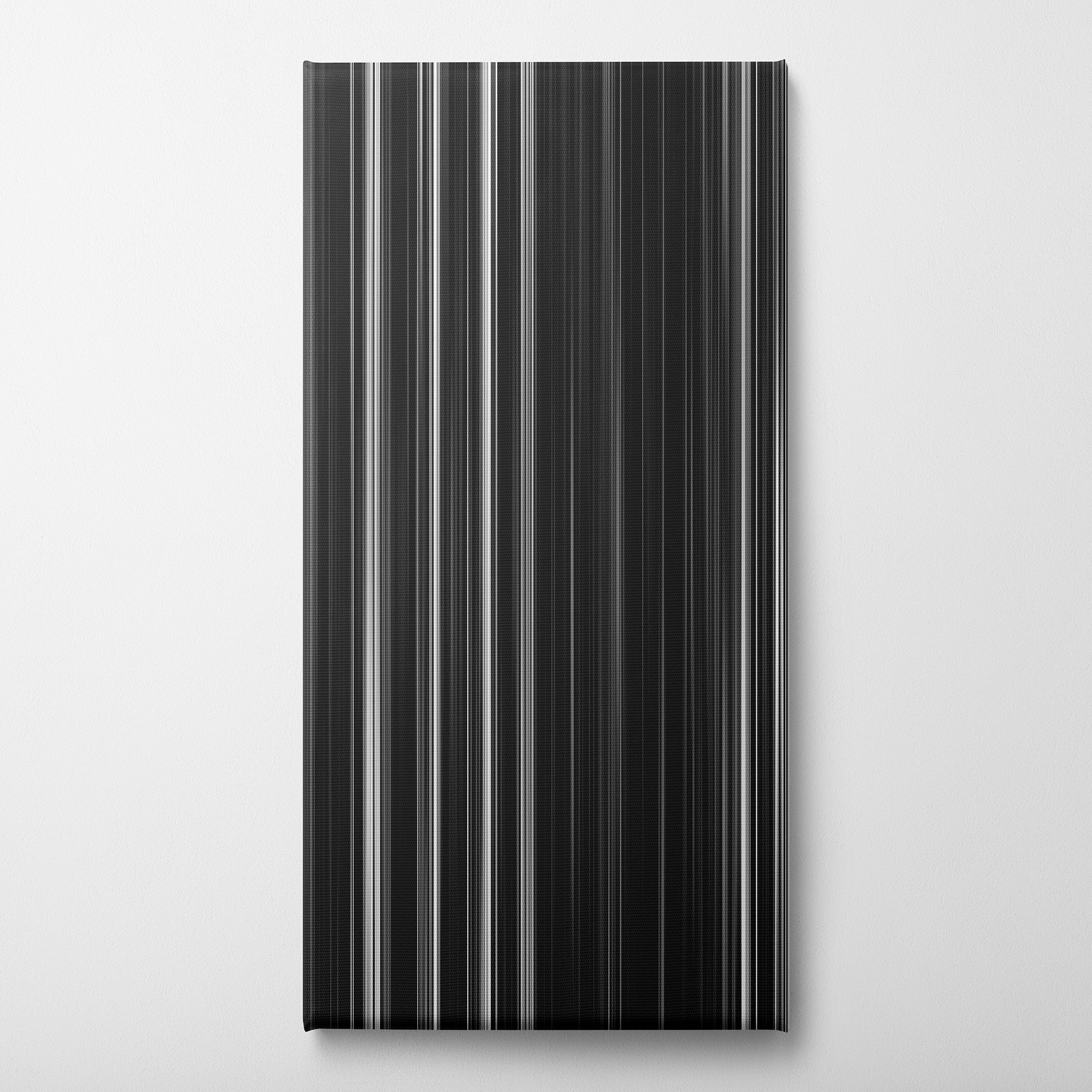 The Lighthouse (2019) CineSpectrum Color Spectrum Canvas Print - Vertical on Wall