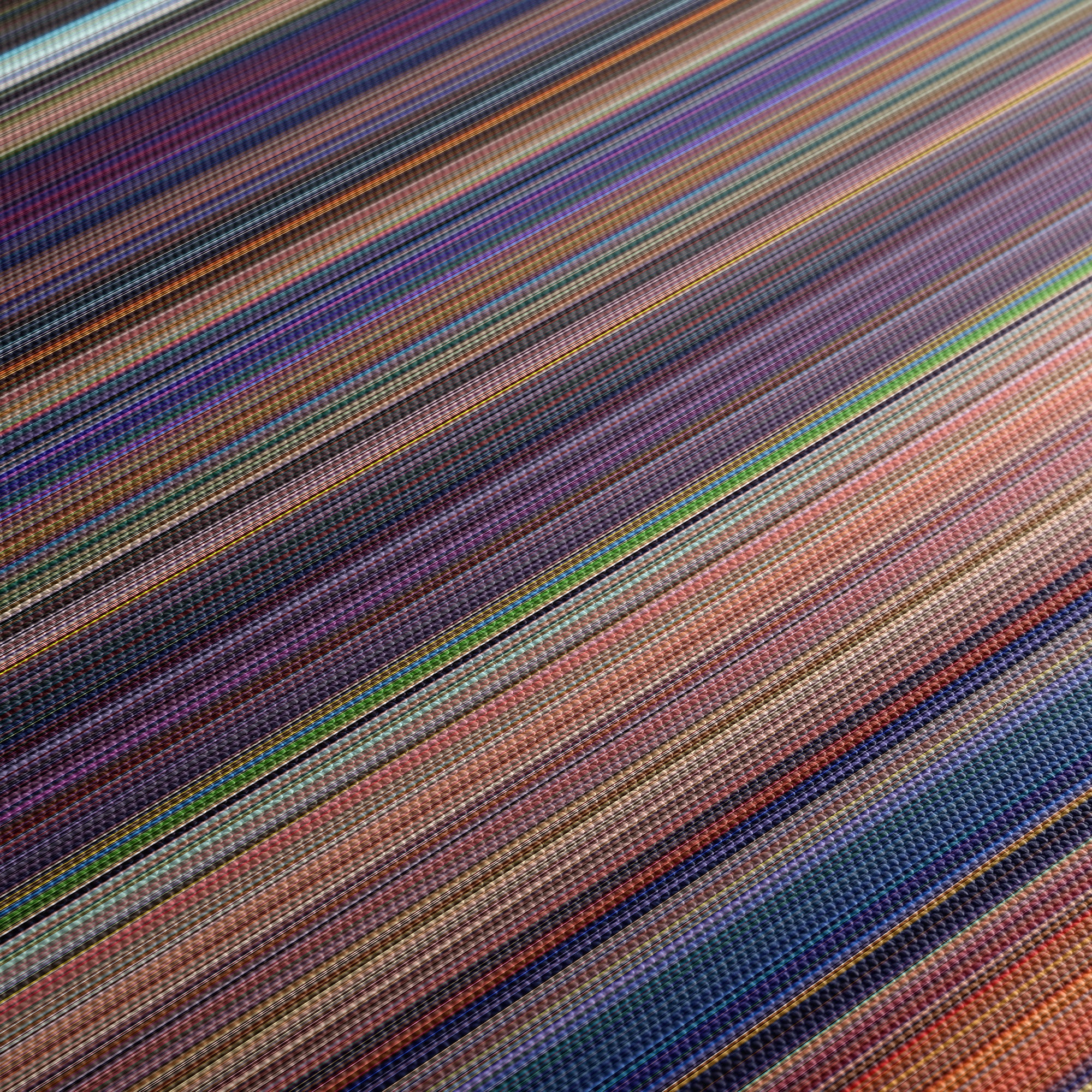 The Little Mermaid (1989) CineSpectrum Color Spectrum Canvas Print - Close Up of Middle of Print