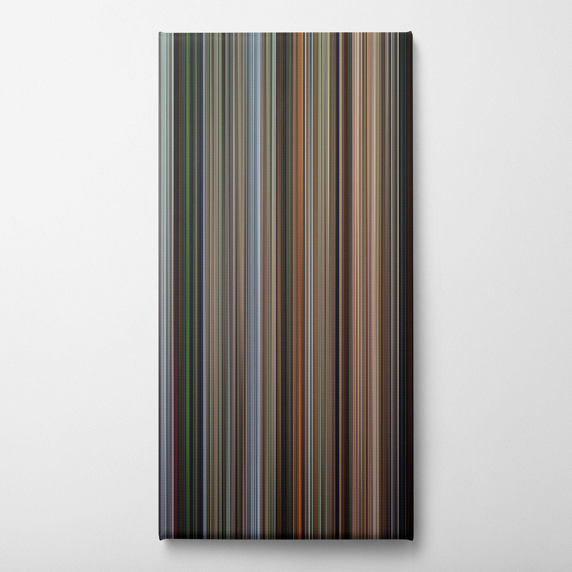 The Living Daylights (1987) CineSpectrum Color Spectrum Canvas Print - Vertical on Wall