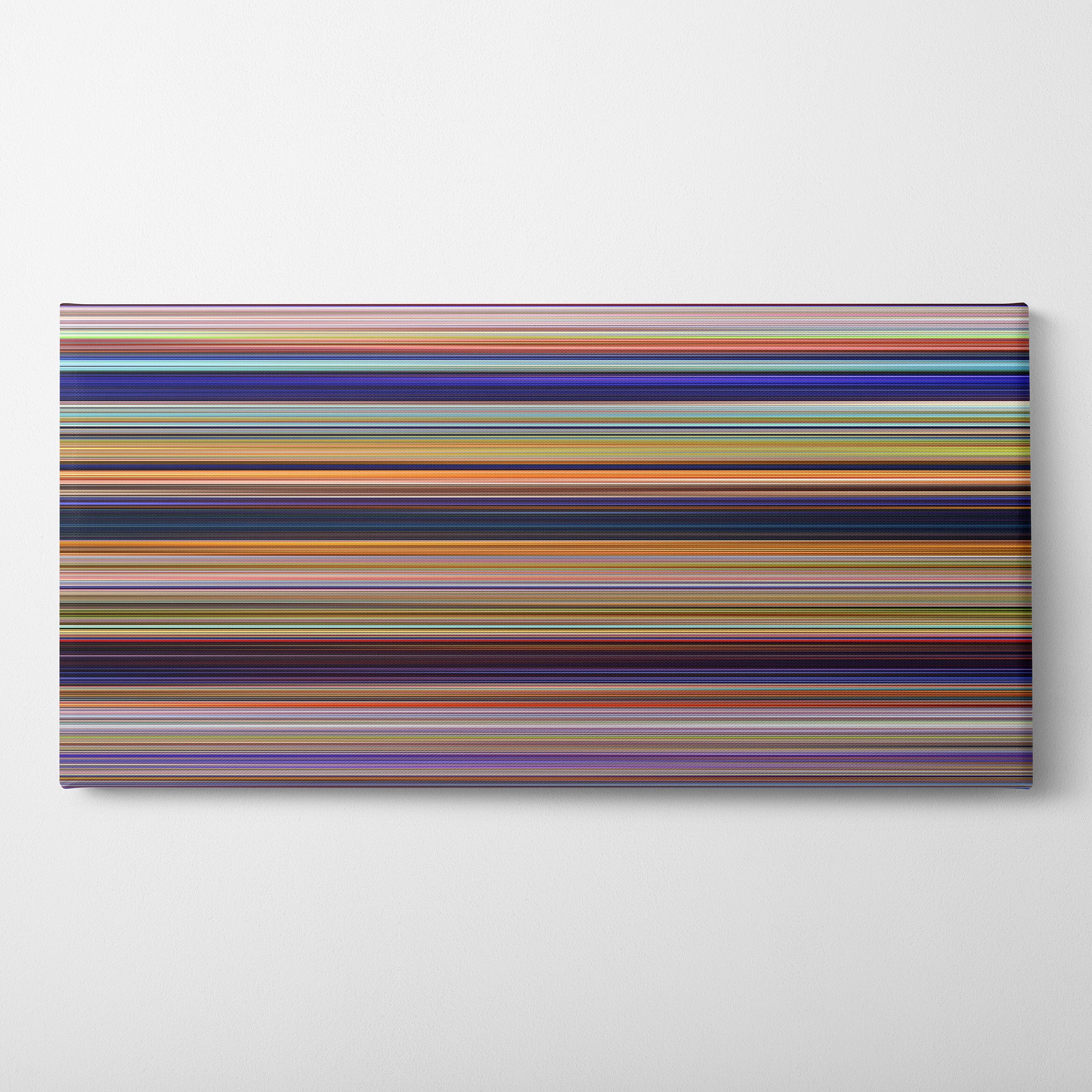The Lorax (2012) CineSpectrum Color Spectrum Canvas Print - Horizontal on Wall
