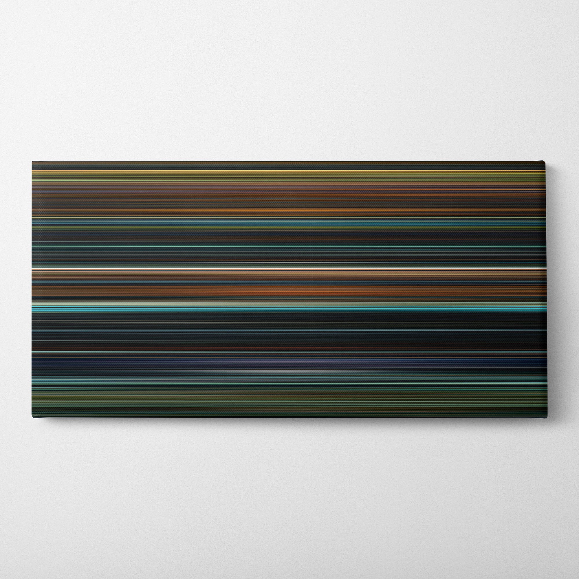 The Lord of the Rings - The Fellowship of the Ring (2001) CineSpectrum Color Spectrum Canvas Print - Horizontal on Wall