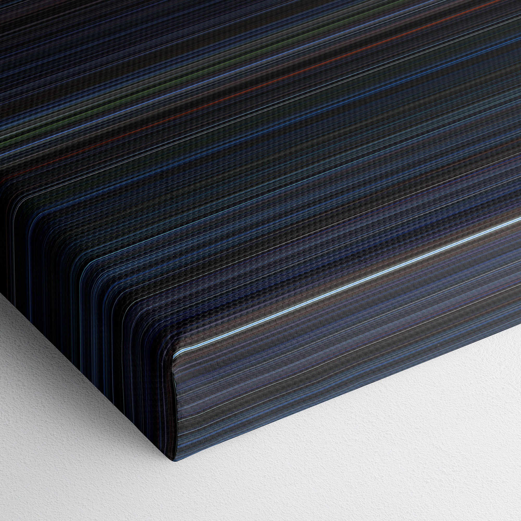 The Lost World - Jurassic Park (1997) CineSpectrum Color Spectrum Canvas Print - Close Up of Bottom of Print