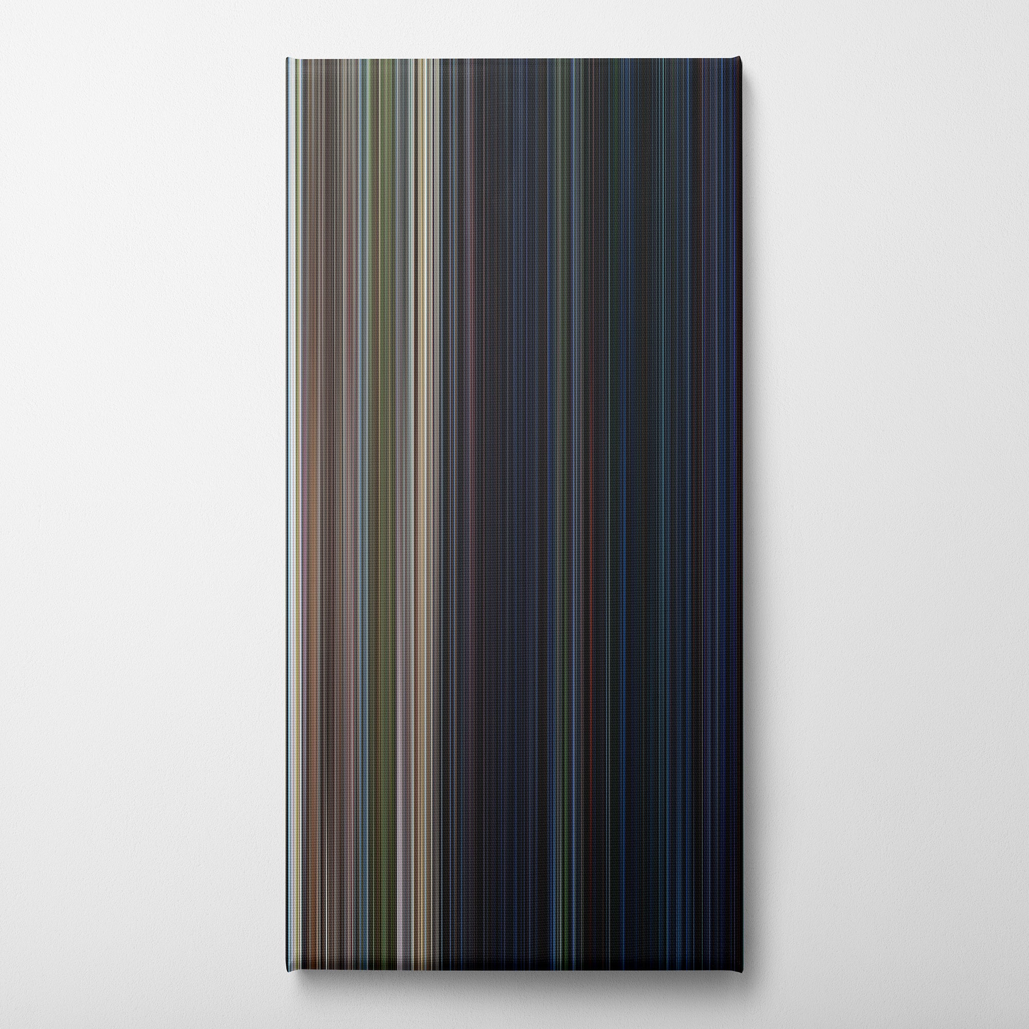 The Lost World - Jurassic Park (1997) CineSpectrum Color Spectrum Canvas Print - Vertical on Wall