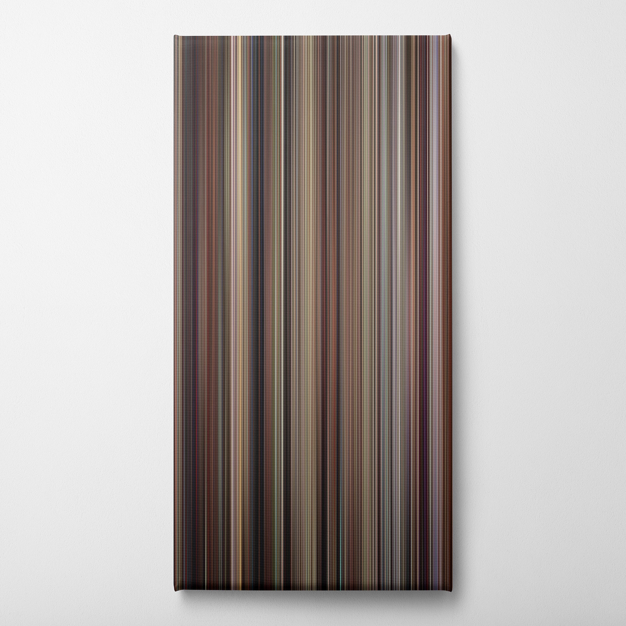 The Man With the Golden Gun (1974) CineSpectrum Color Spectrum Canvas Print - Vertical on Wall