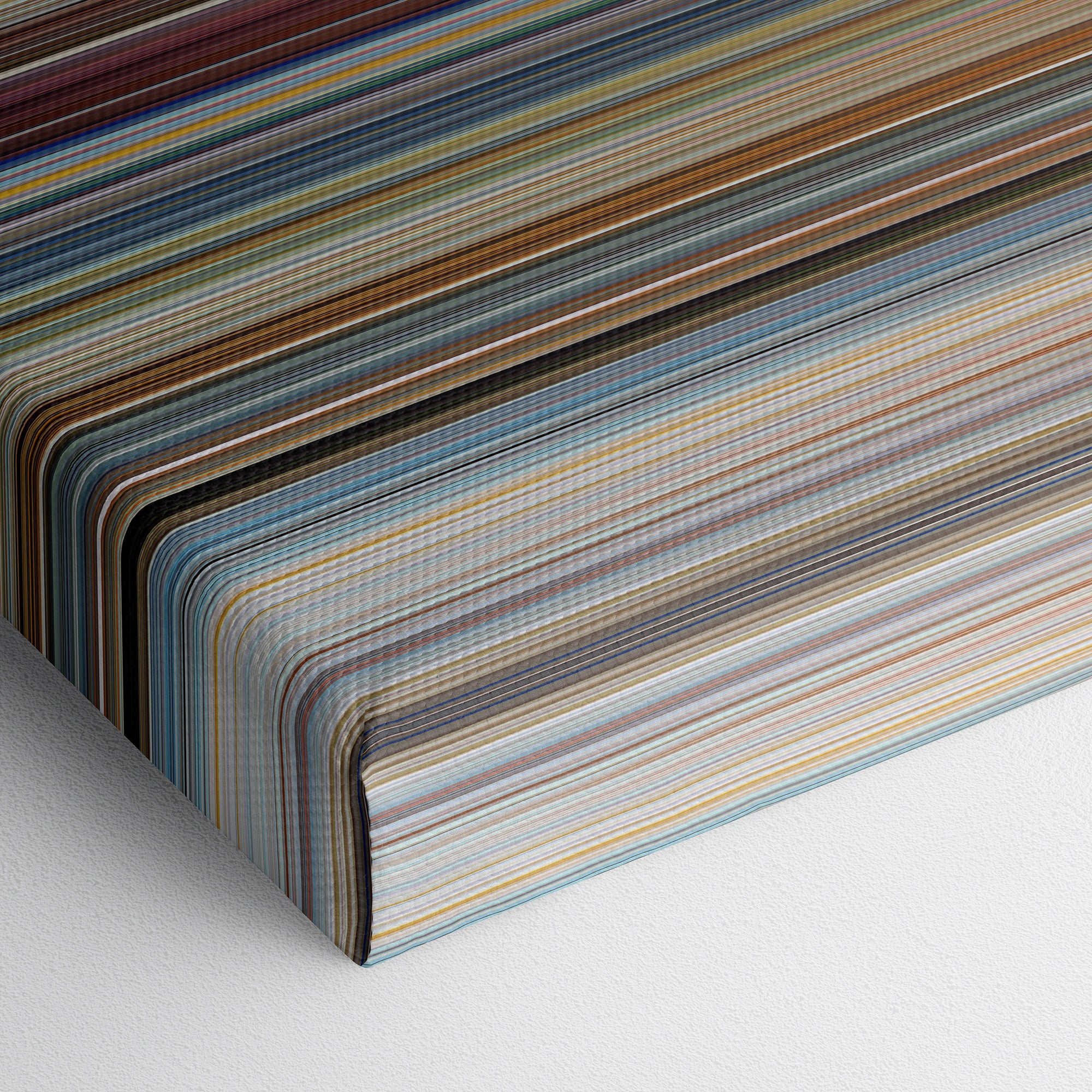 The Many Adventures of Winnie the Pooh (1977) CineSpectrum Color Spectrum Canvas Print - Close Up of Bottom of Print