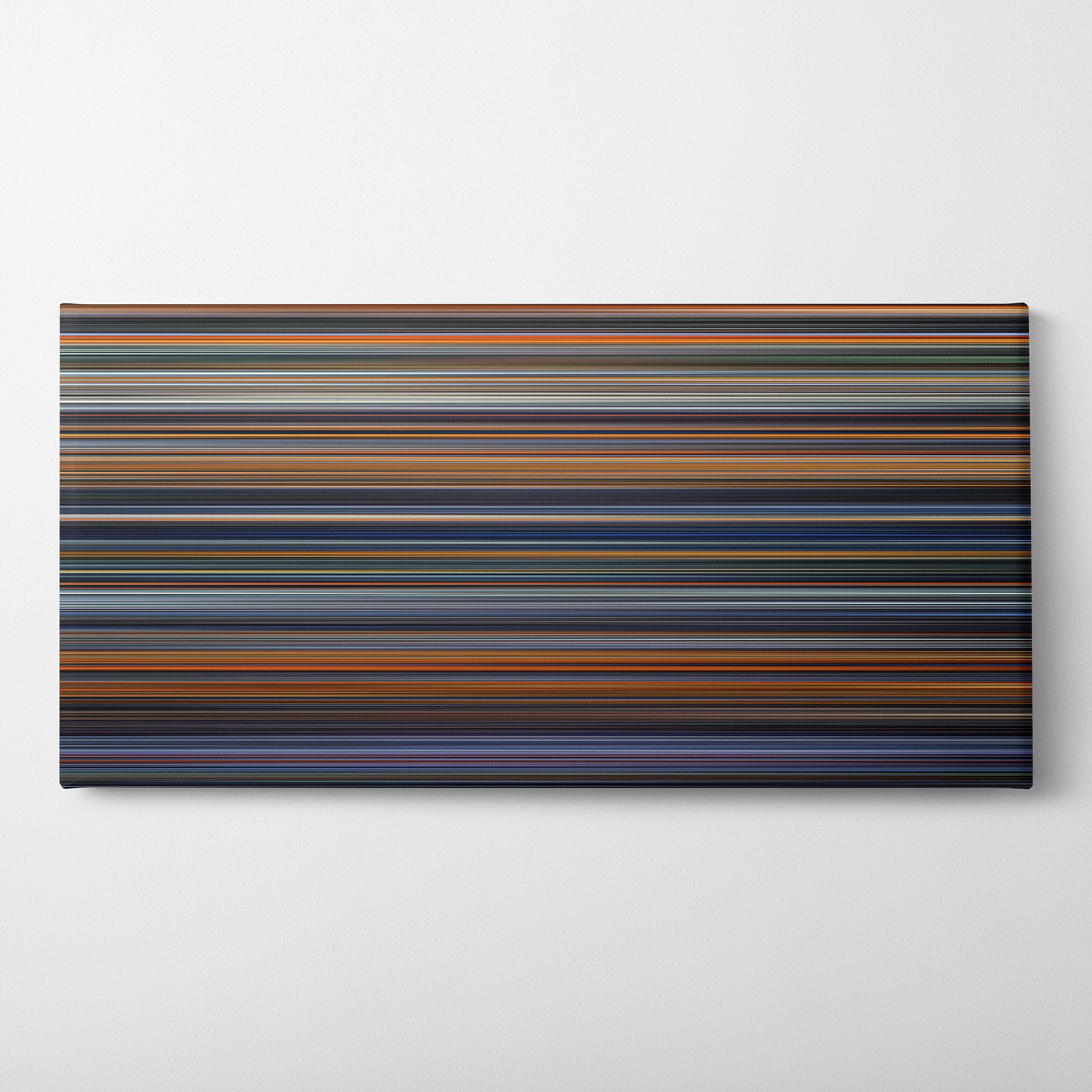 The Martian (2015) CineSpectrum Color Spectrum Canvas Print - Horizontal on Wall