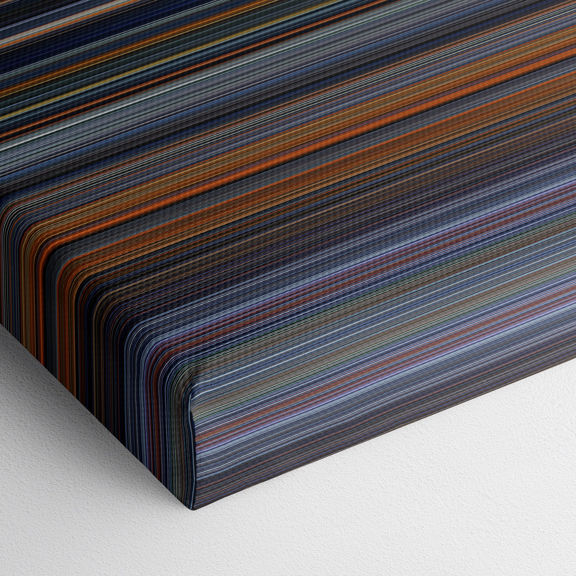 The Martian (2015) CineSpectrum Color Spectrum Canvas Print - Close Up of Bottom of Print
