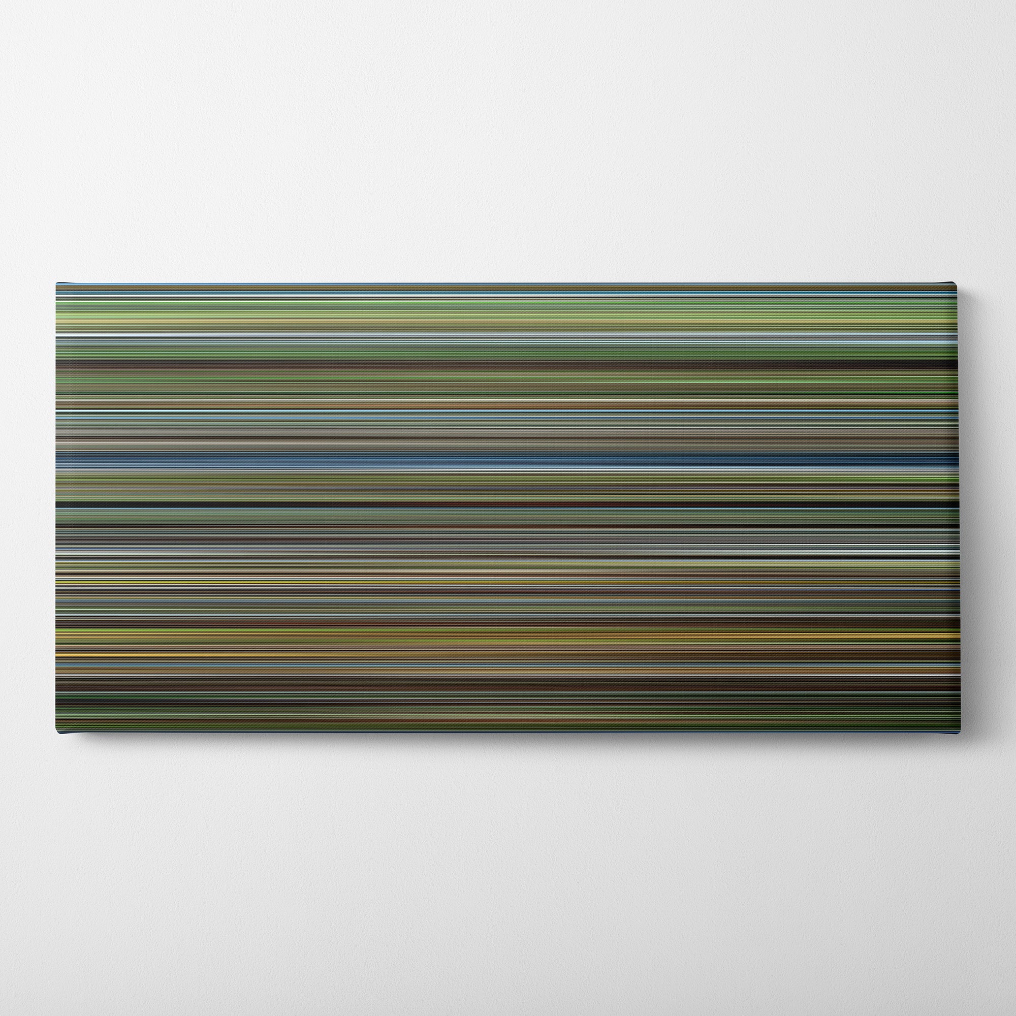 The New World (2005) CineSpectrum Color Spectrum Canvas Print - Horizontal on Wall