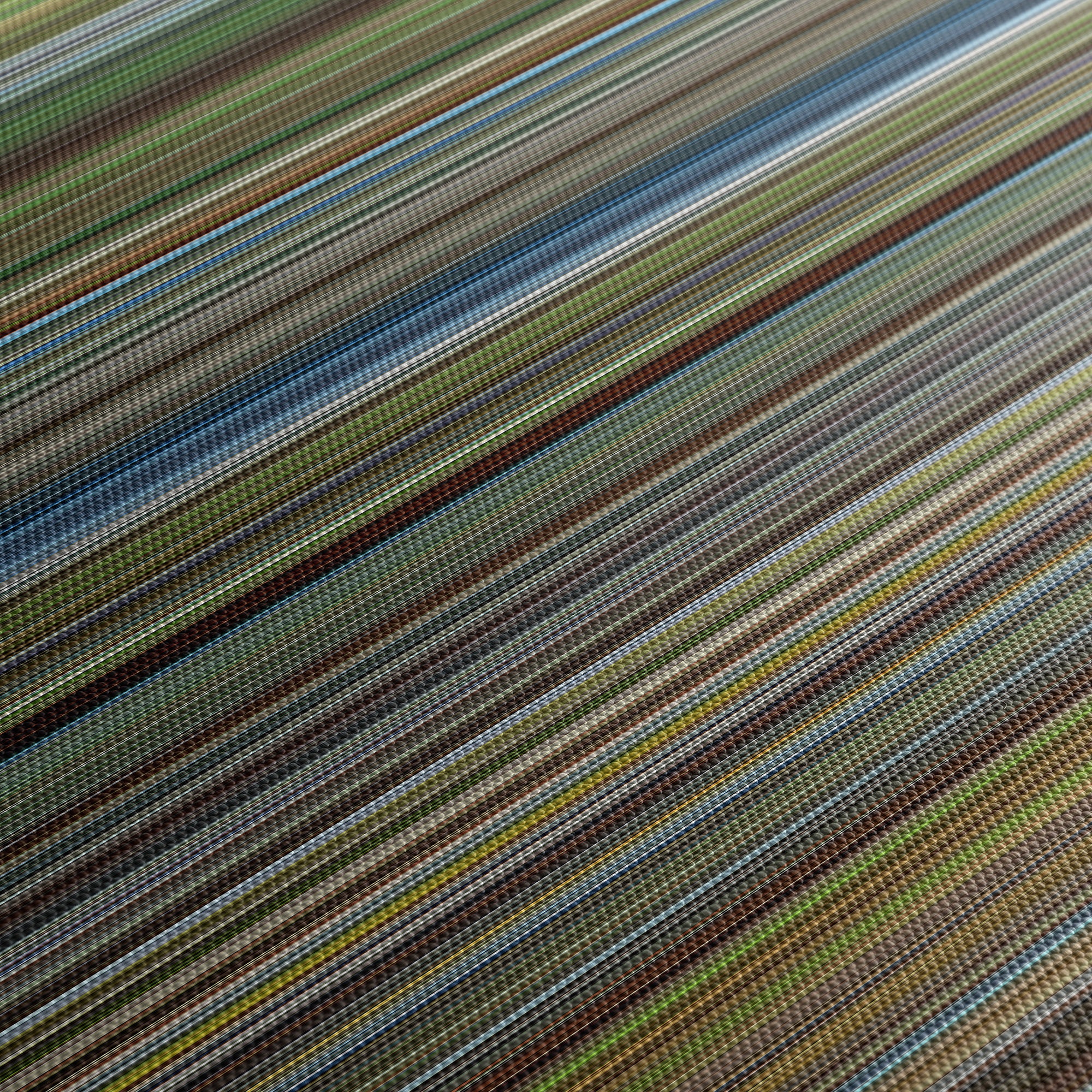 The New World (2005) CineSpectrum Color Spectrum Canvas Print - Close Up of Middle of Print