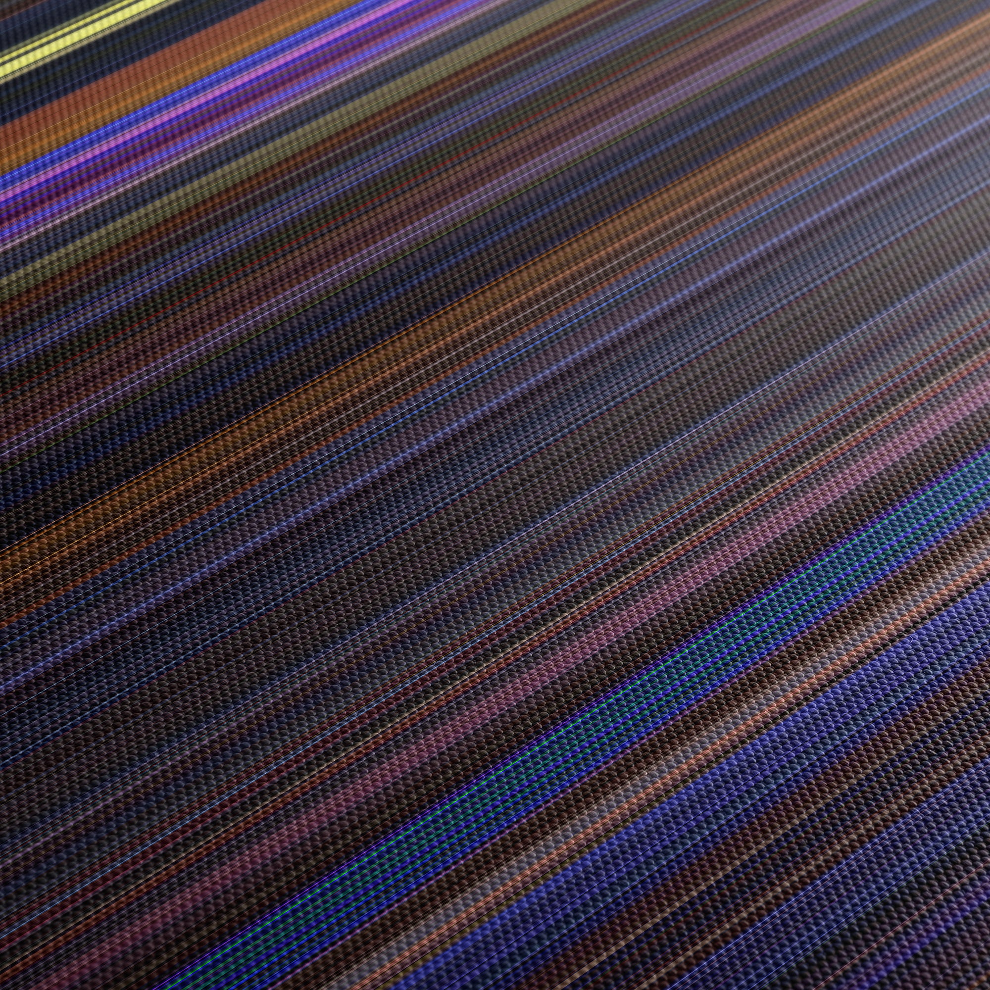 The Nightmare Before Christmas (1993) CineSpectrum Color Spectrum Canvas Print - Close Up of Middle of Print