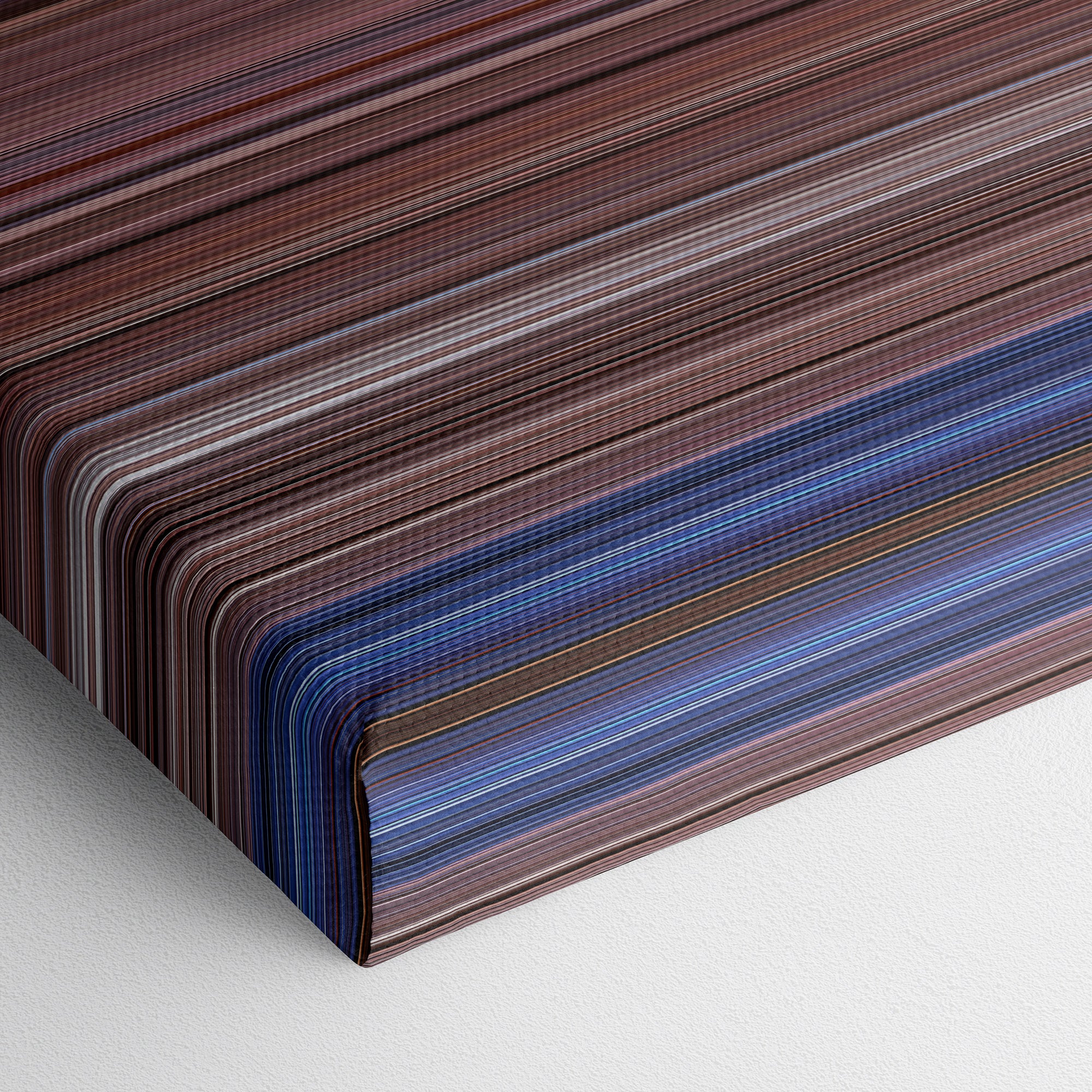 The Passion of the Christ (2004) CineSpectrum Color Spectrum Canvas Print - Close Up of Bottom of Print