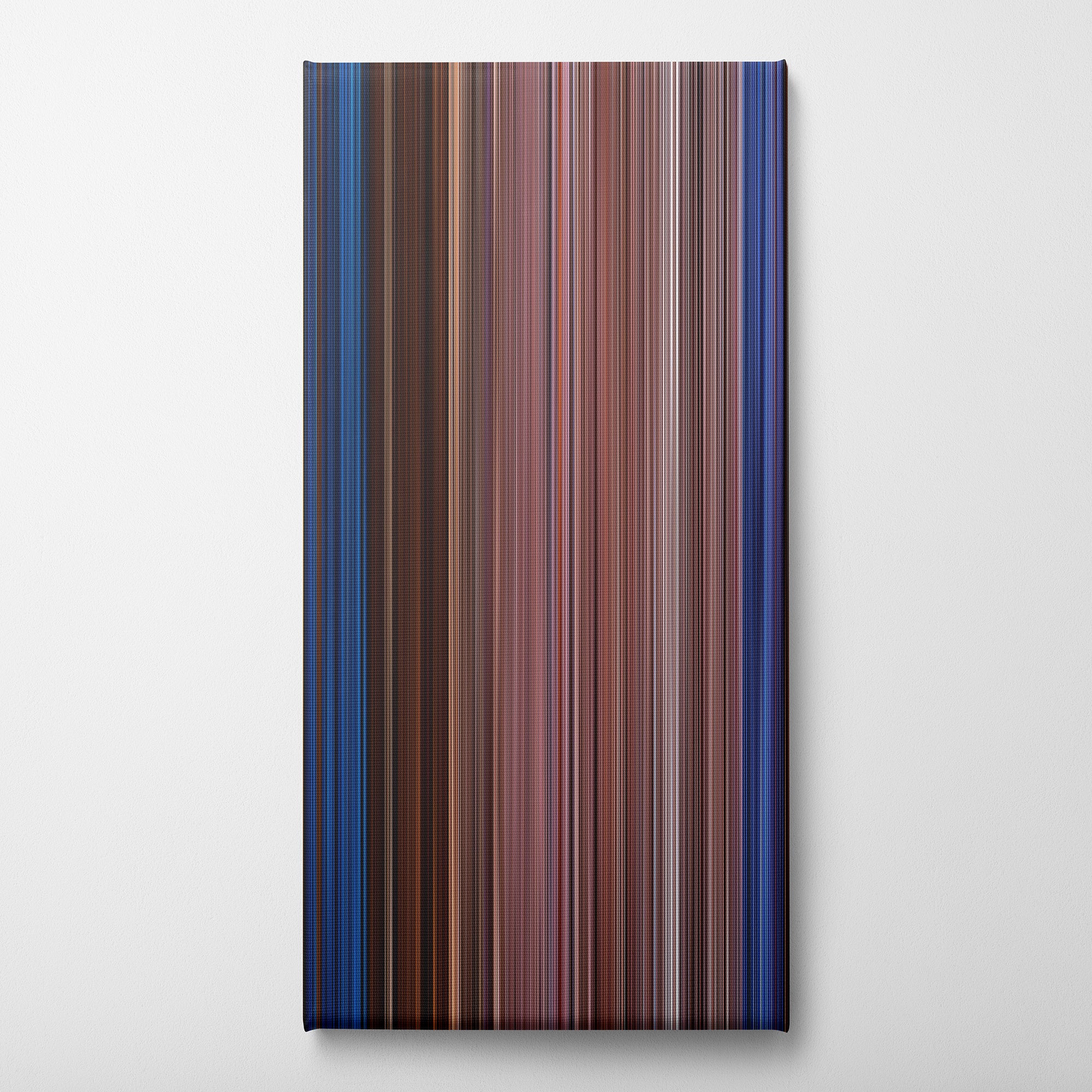 The Passion of the Christ (2004) CineSpectrum Color Spectrum Canvas Print - Vertical on Wall
