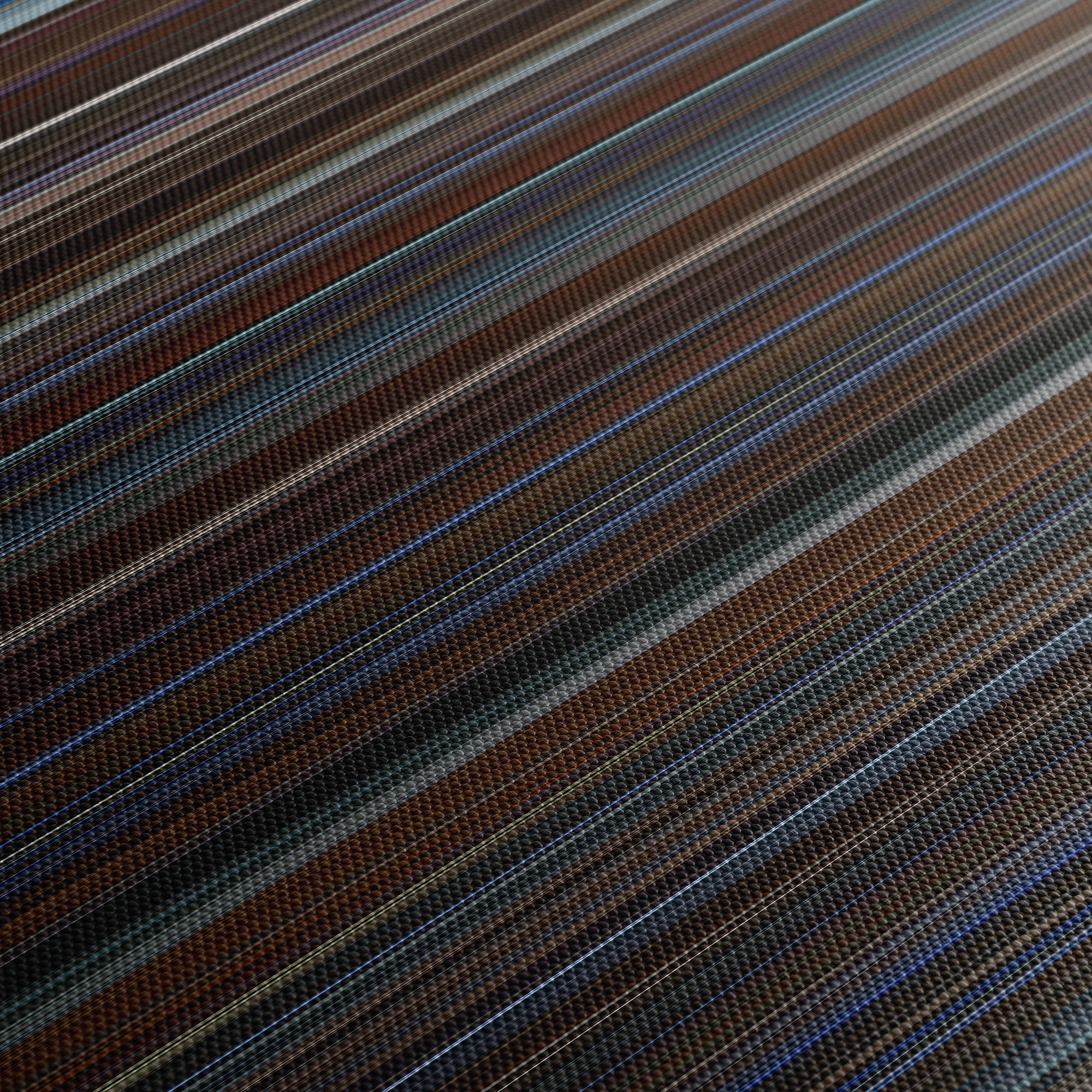 The Prestige (2006) CineSpectrum Color Spectrum Canvas Print - Close Up of Middle of Print