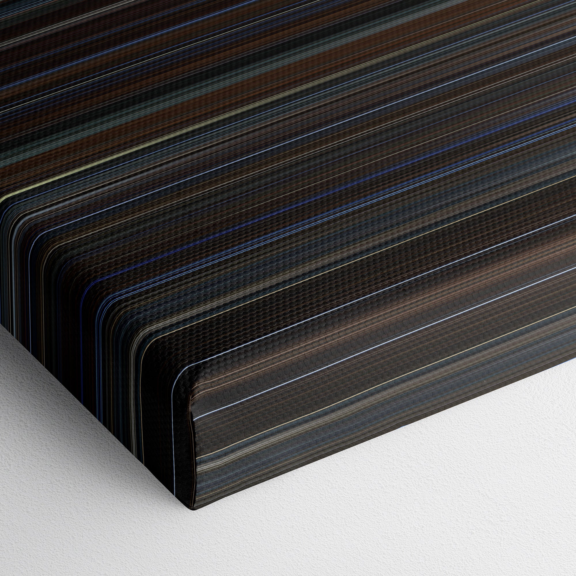 The Prestige (2006) CineSpectrum Color Spectrum Canvas Print - Close Up of Bottom of Print