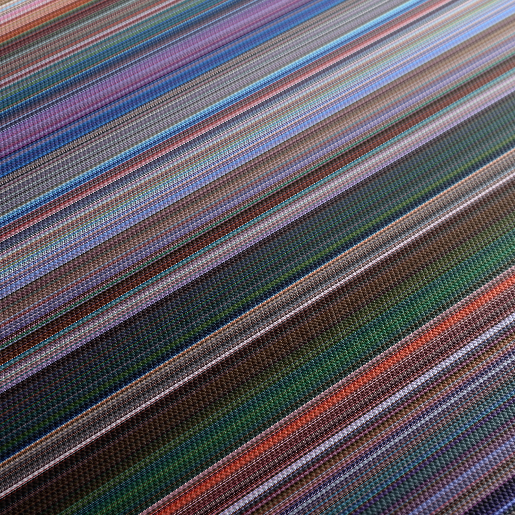 The Rescuers Down Under (1990) CineSpectrum Color Spectrum Canvas Print - Close Up of Middle of Print