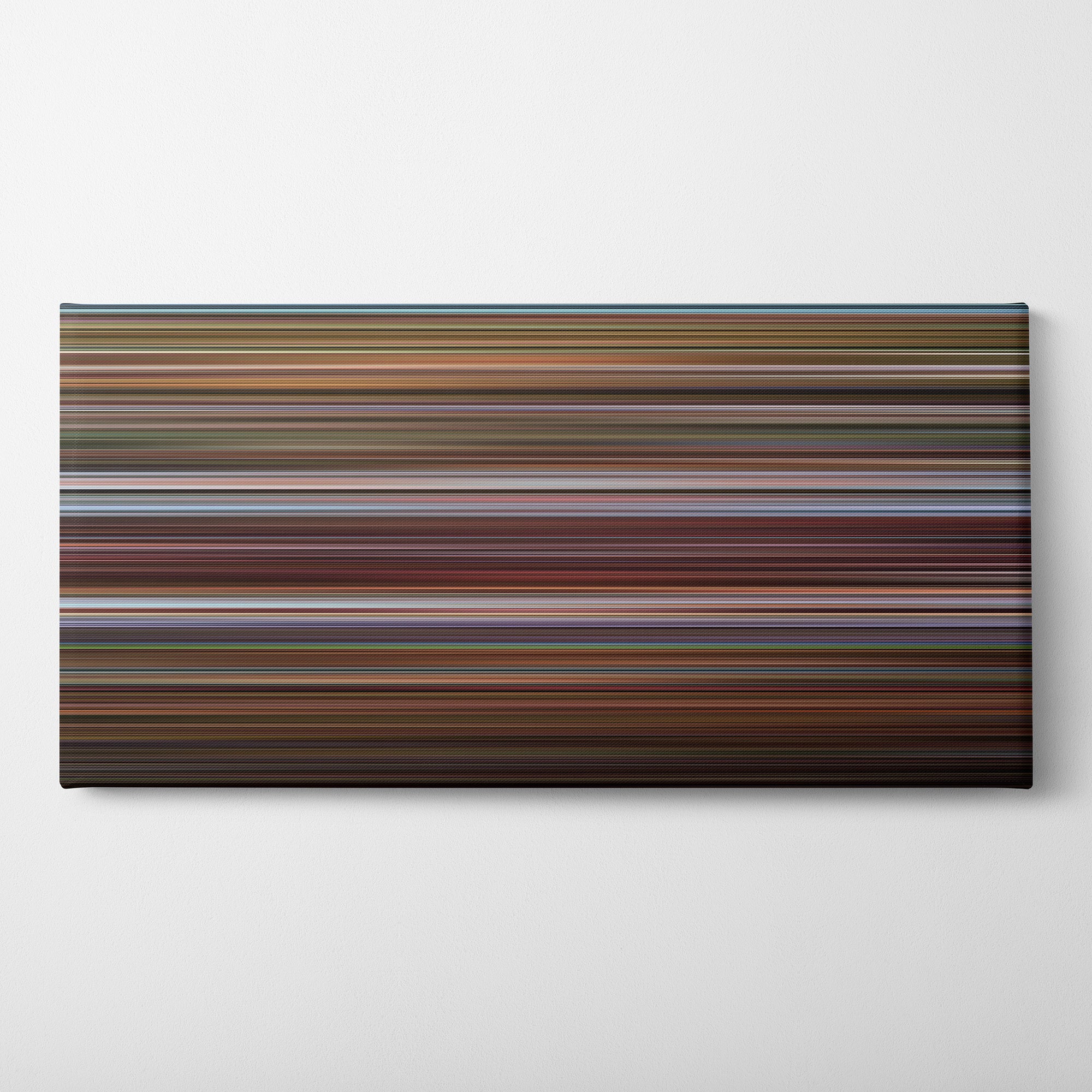 The Room (2003) CineSpectrum Color Spectrum Canvas Print - Horizontal on Wall
