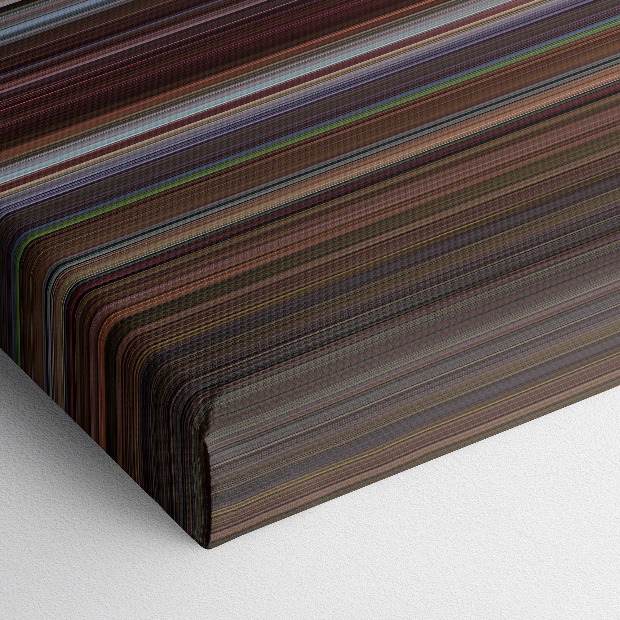 The Room (2003) CineSpectrum Color Spectrum Canvas Print - Close Up of Bottom of Print