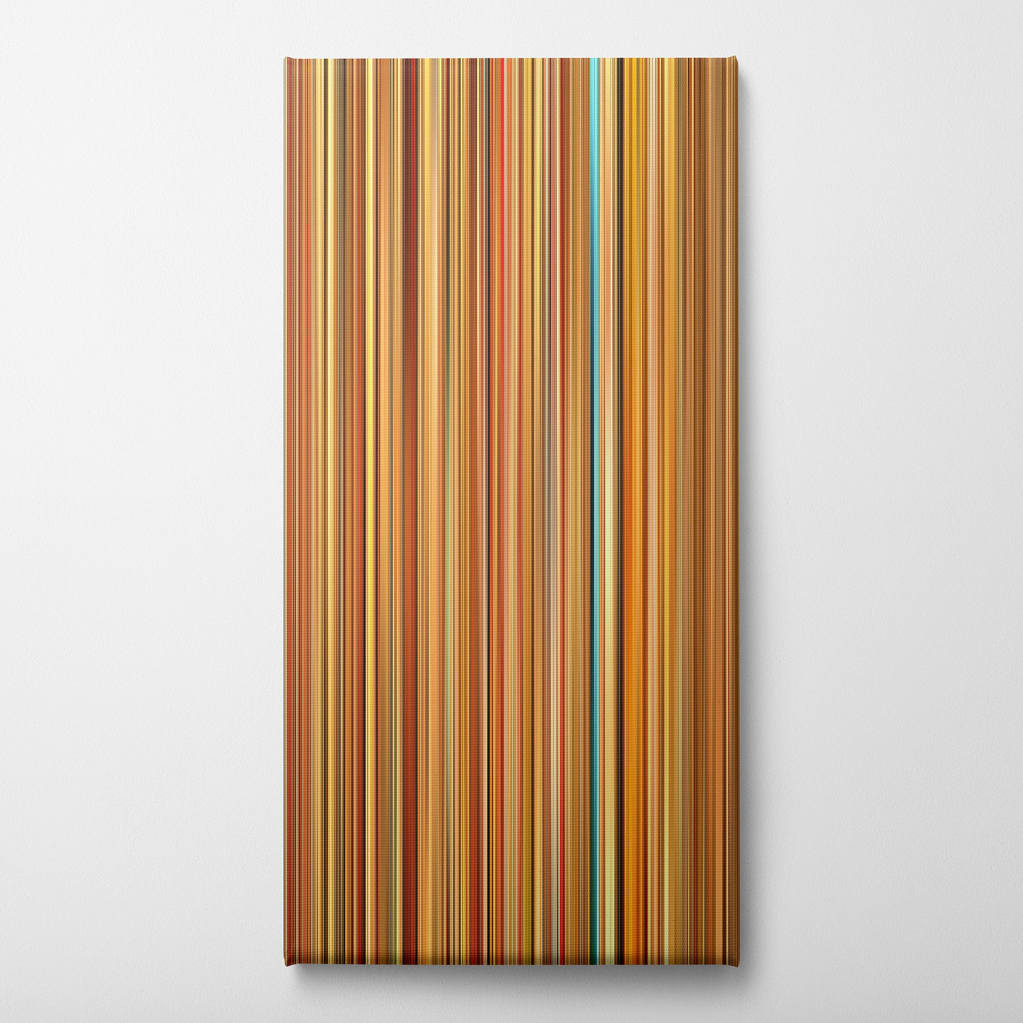 The Royal Tenenbaums (2001) CineSpectrum Color Spectrum Canvas Print - Vertical on Wall
