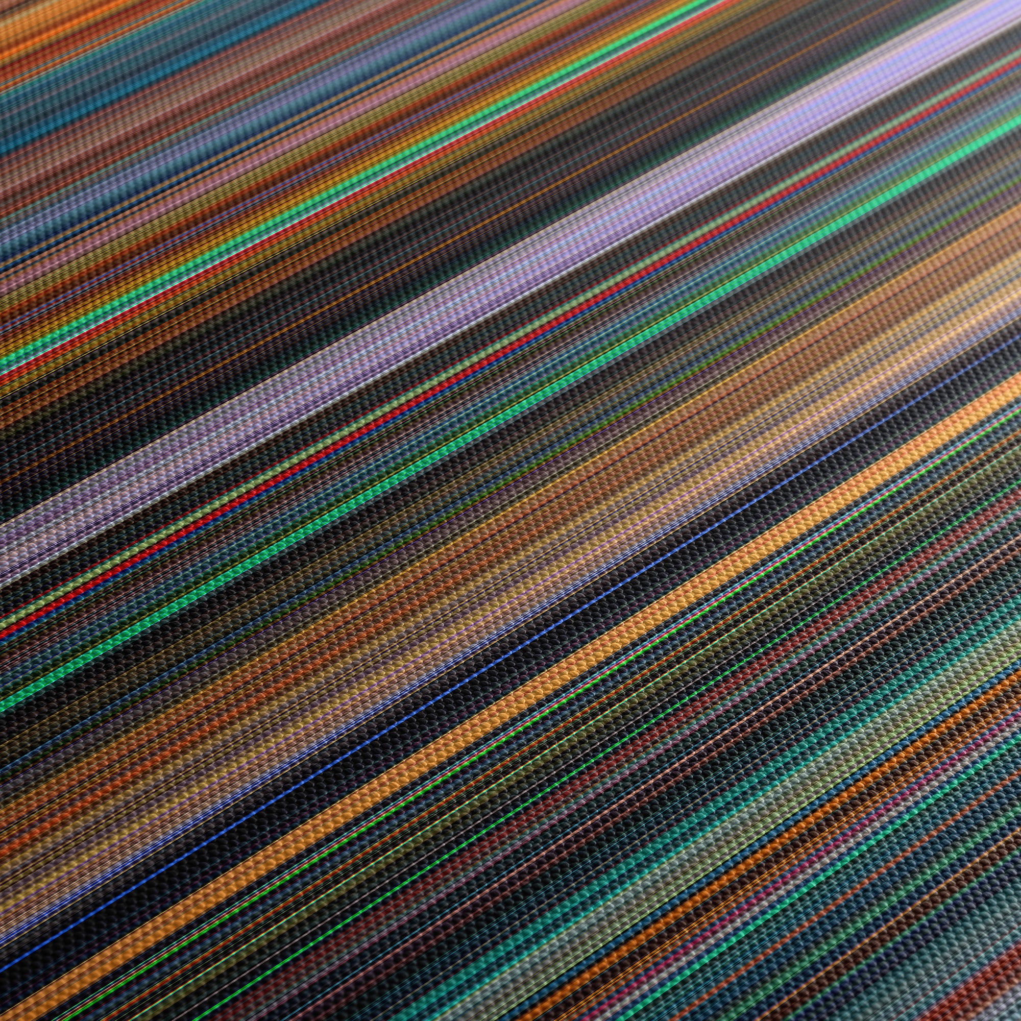 The Secret of NIMH (1982) CineSpectrum Color Spectrum Canvas Print - Close Up of Middle of Print