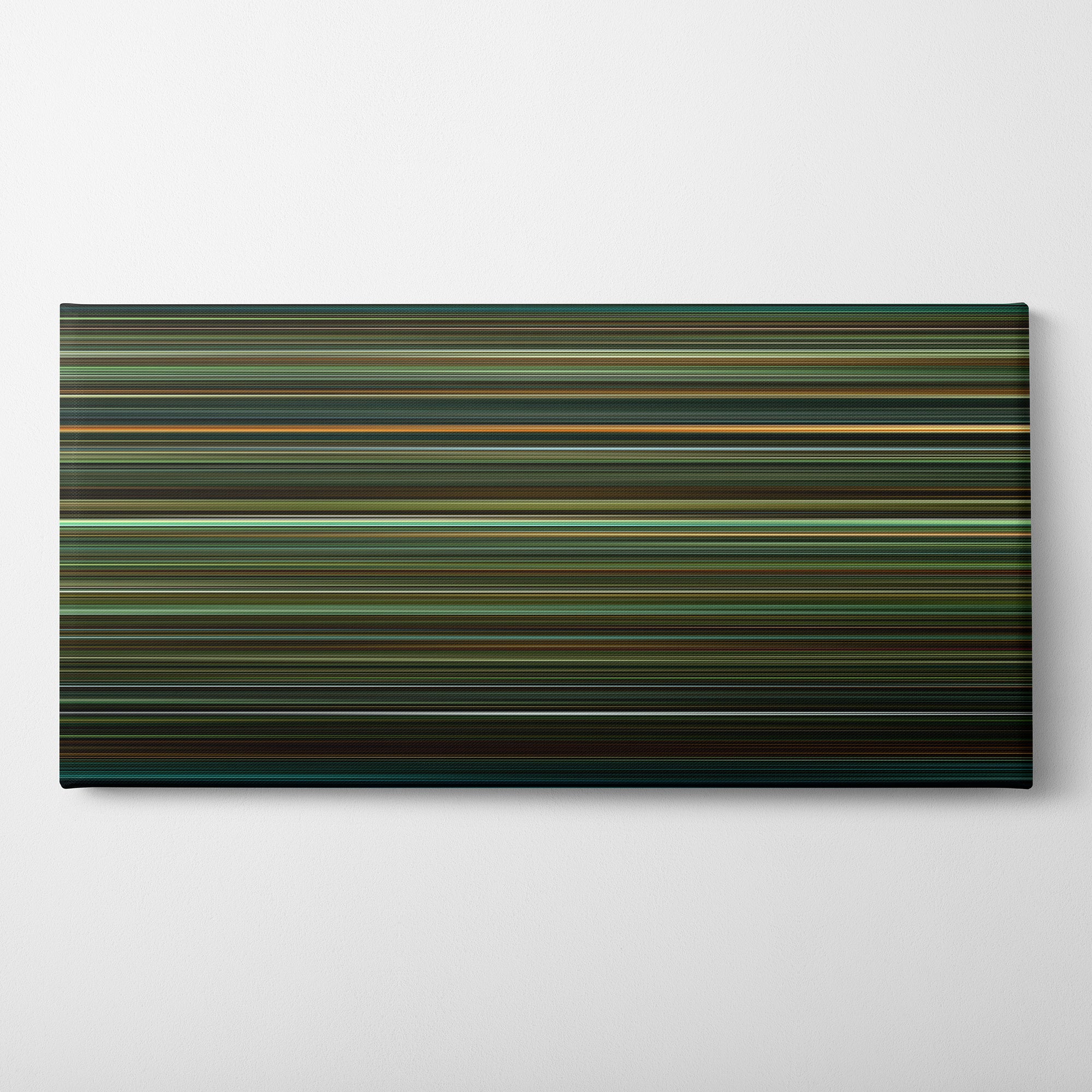 The Shape of Water (2017) CineSpectrum Color Spectrum Canvas Print - Horizontal on Wall
