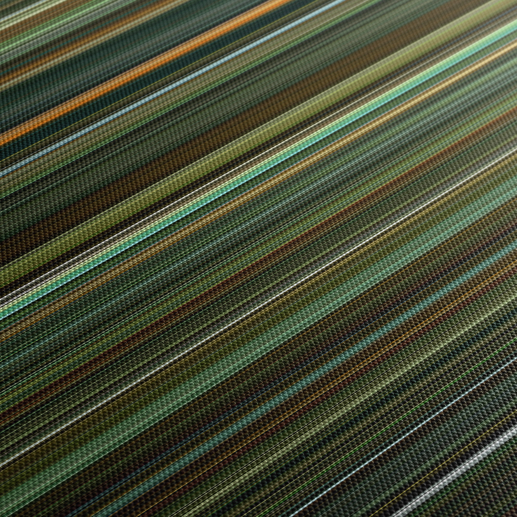 The Shape of Water (2017) CineSpectrum Color Spectrum Canvas Print - Close Up of Middle of Print